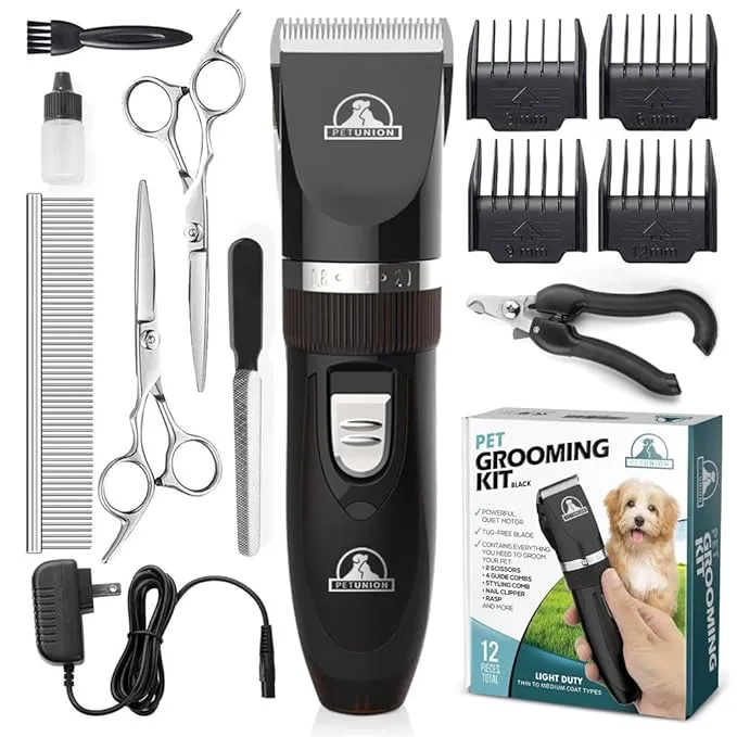 Maquina Para Cortar Pelo Perro Mascota Afeitar Corte De Cabello Pet Clipper Set