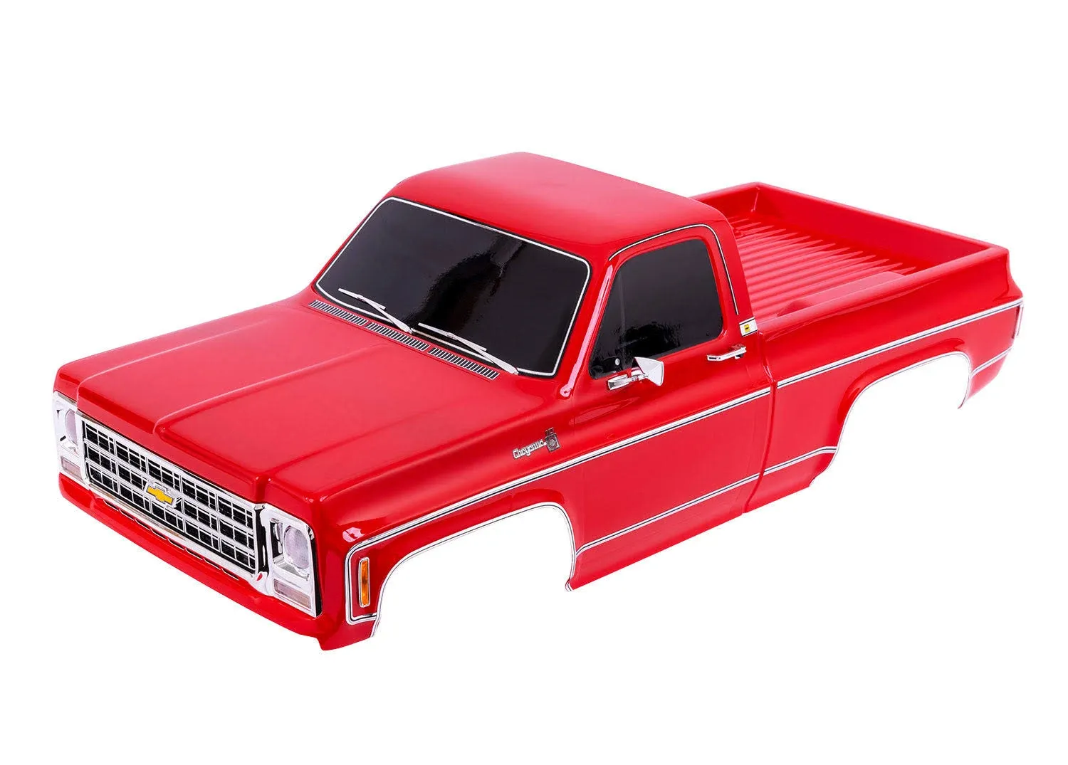 Traxxas 9212R Body, Chevrolet K10 Truck (1979), Red (Painted, Decals Applied)