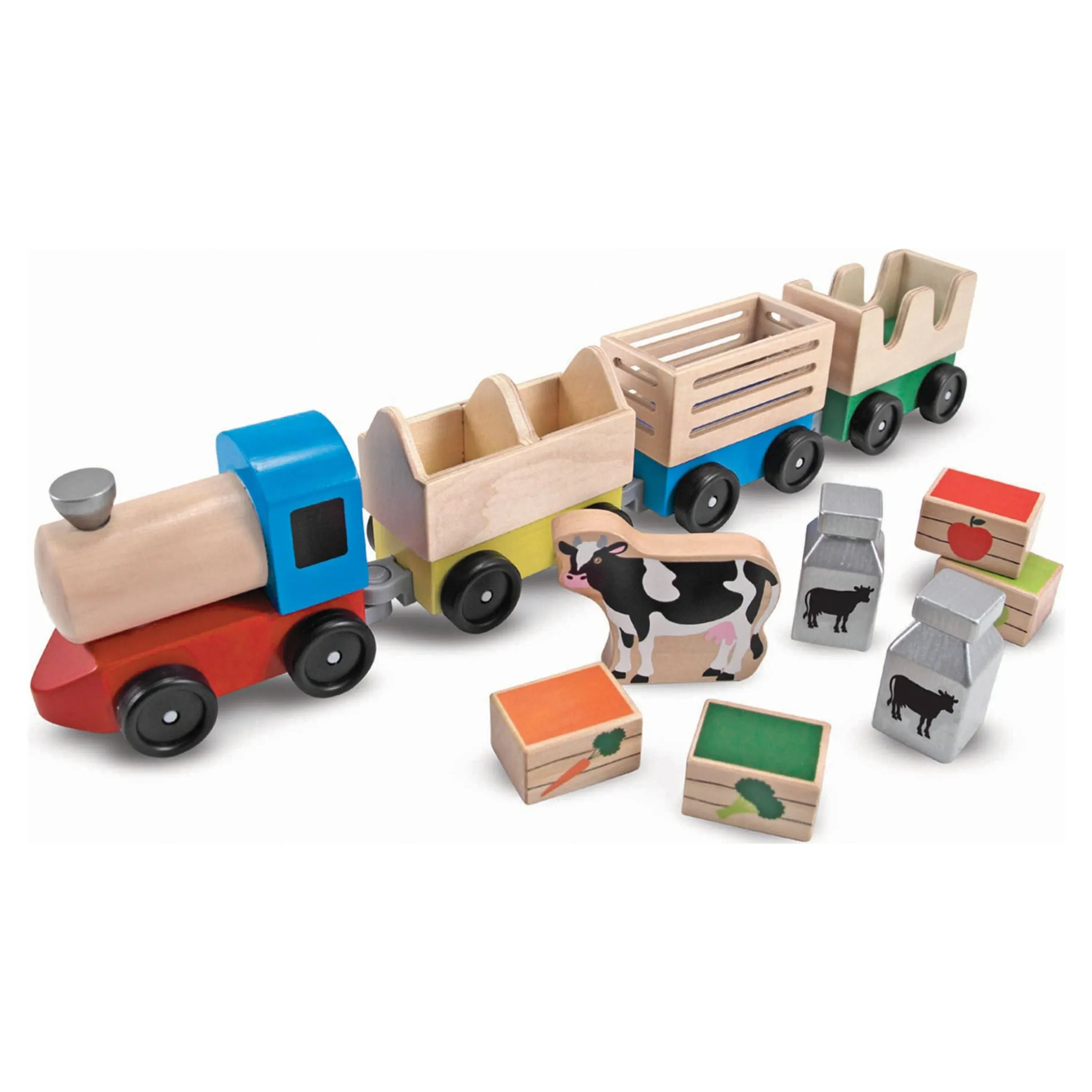 Melissa & Doug Wooden Farm Train