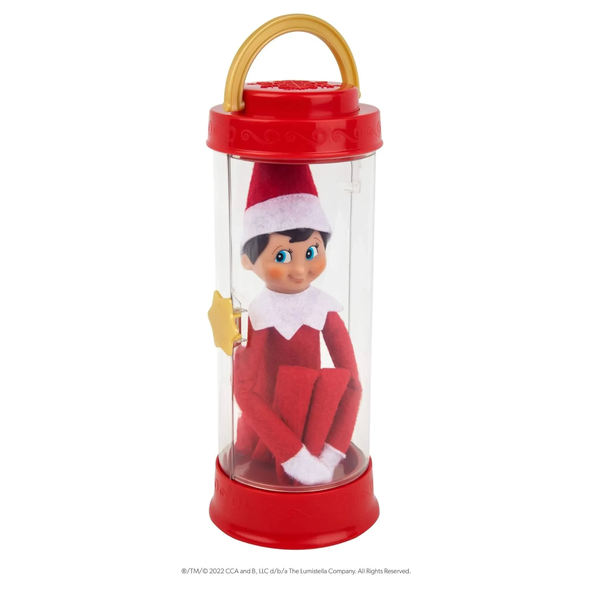 The Elf on the Shelf Scout Elf Carrier The Official Carrier from The North Pole for Scout Elf Family Adventures - Includes 2 Message Tags