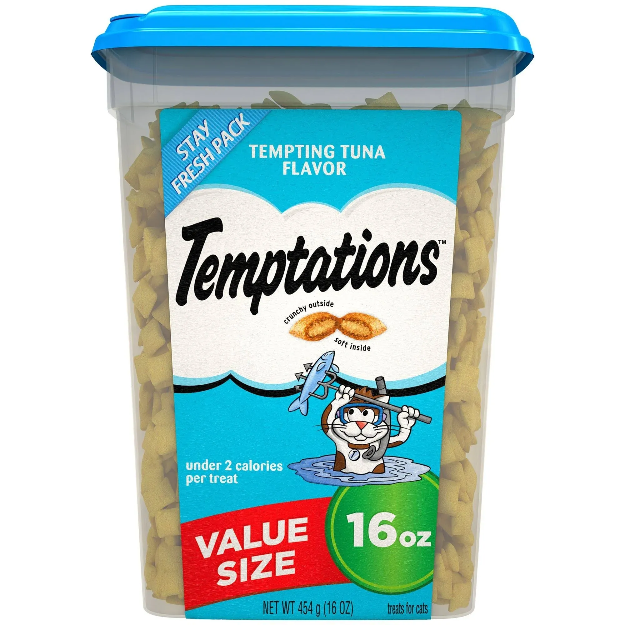 Temptations 16 oz Tempting Tuna Flavor Cat Treats