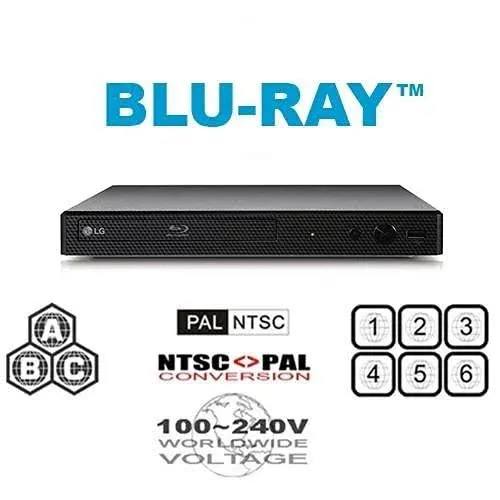 LG Blu-ray Player with Wi-Fi Streaming (BP350)