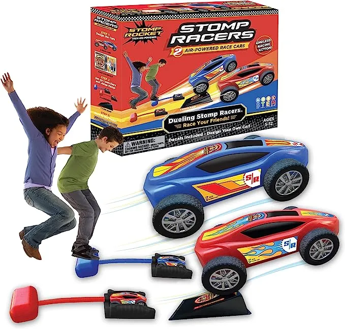 D&L Company Stomp Rocket Dueling Stomp Racers