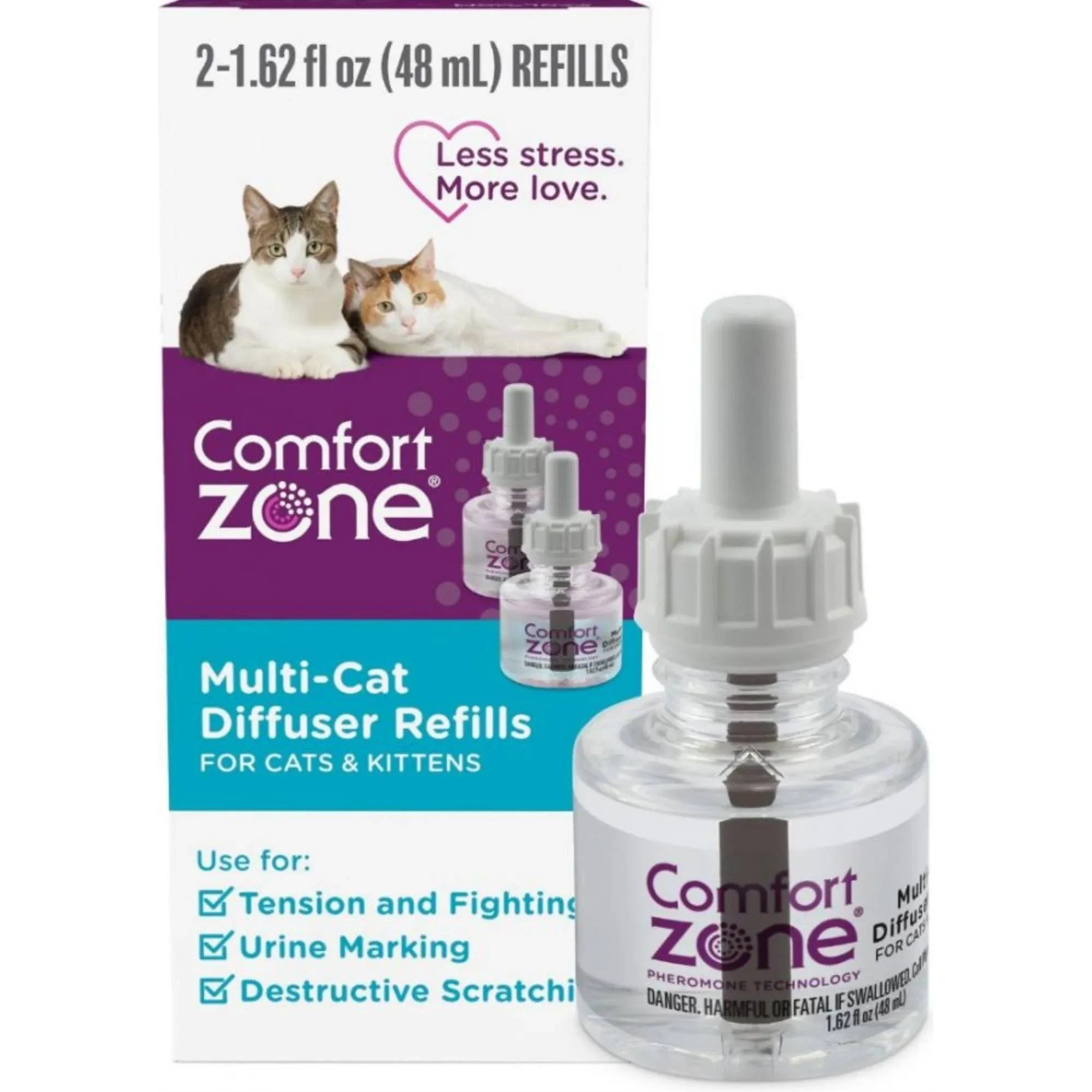 Comfort Zone Multi Cat Calming Diffuser Refills 2 Pack