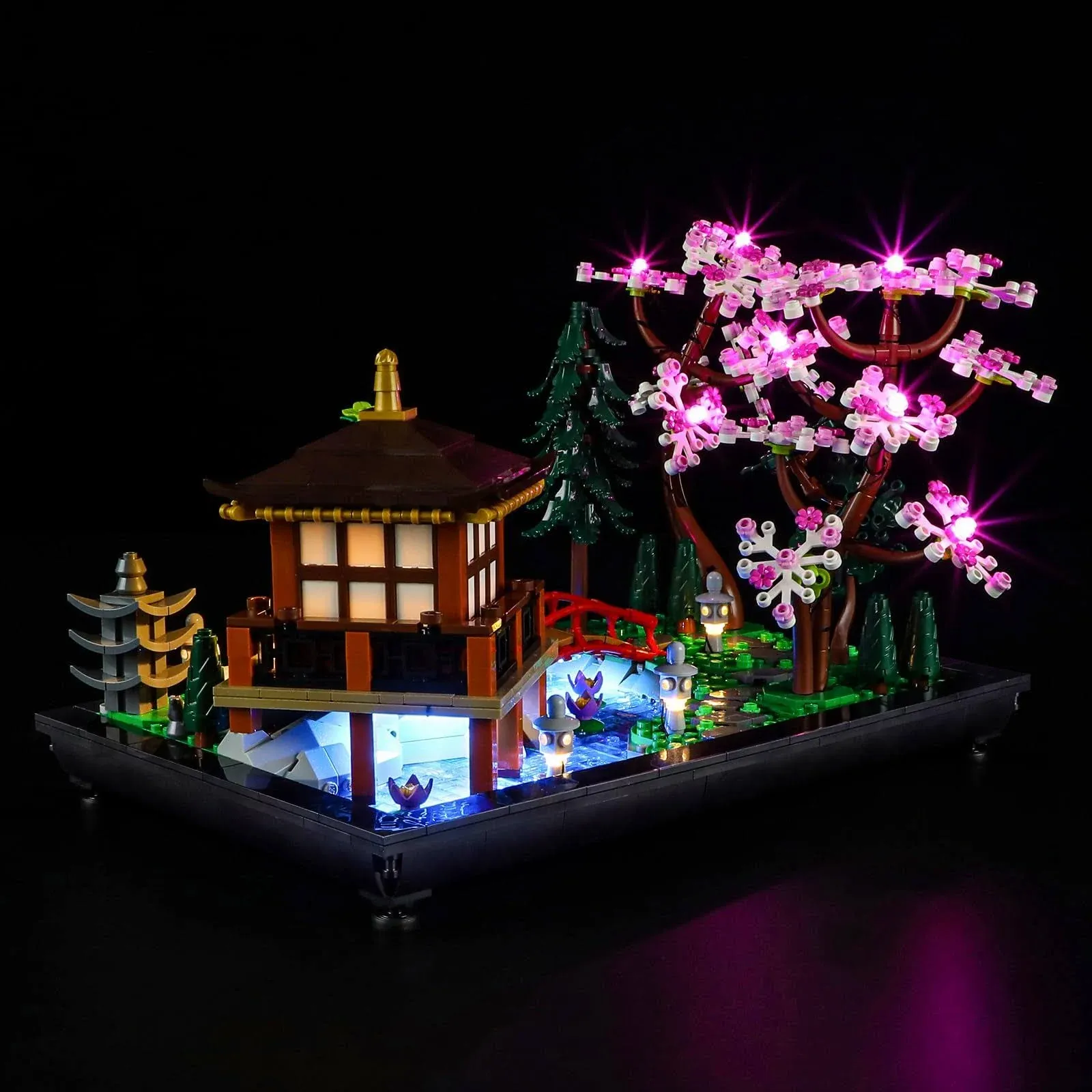 YEABRICKS LED Light for Lego-10315 Icons Tranquil Garden Building Blocks Model ...