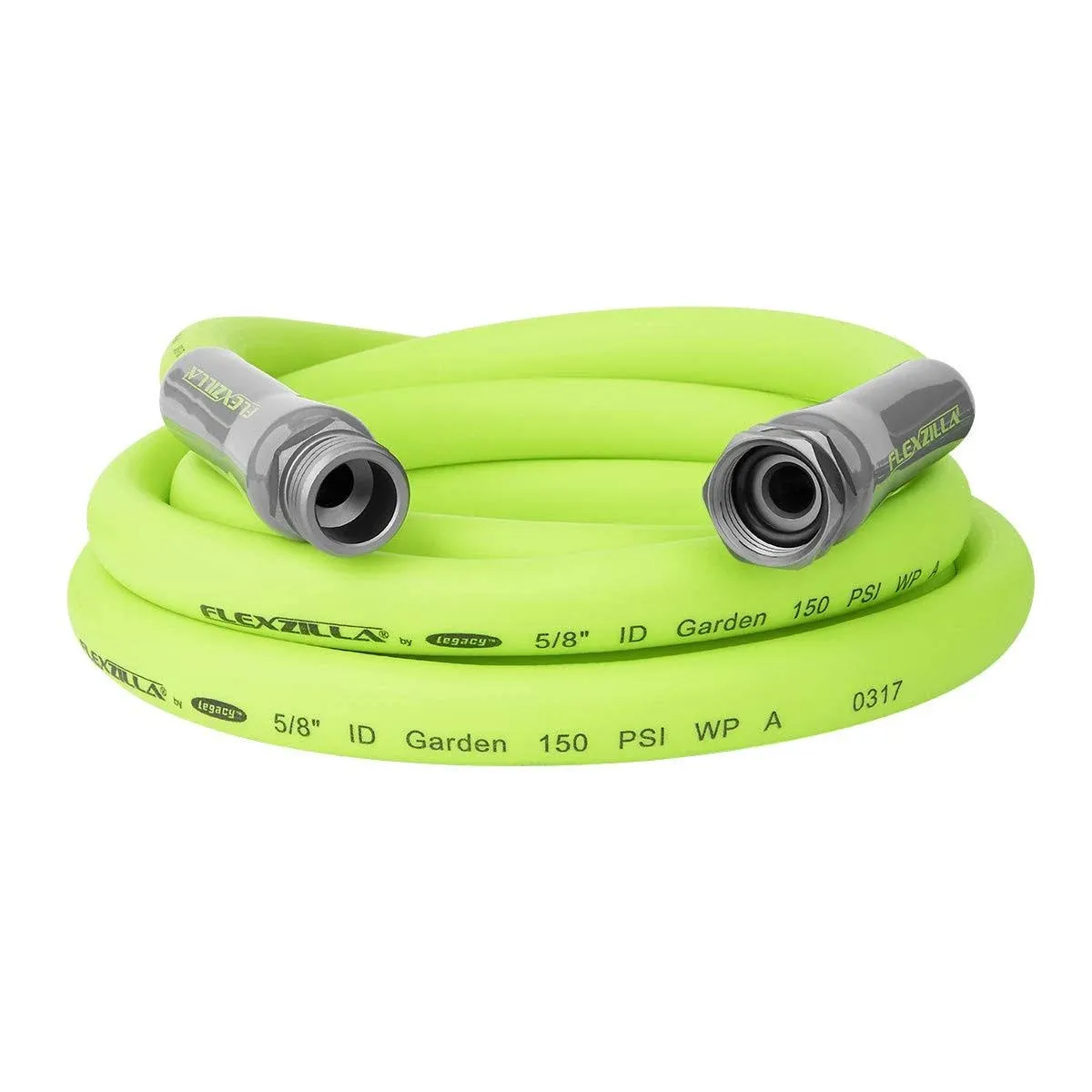 5/8 in. x 10 ft. ZillaGreen Garden Lead-in Hose with 3/4 in. GHT Fittings