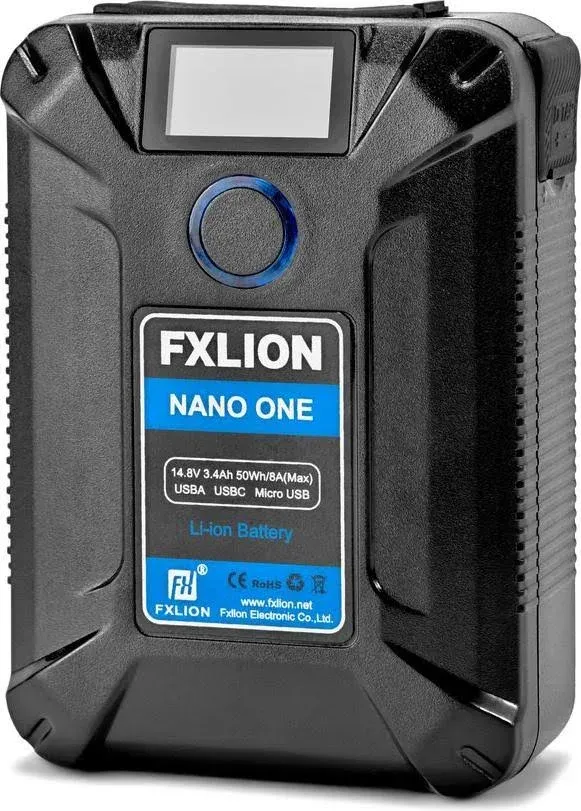 FX Lion NANO ONE 50Wh 14.8V Ultra-Compact V-Mount Li-Ion Battery #1005003