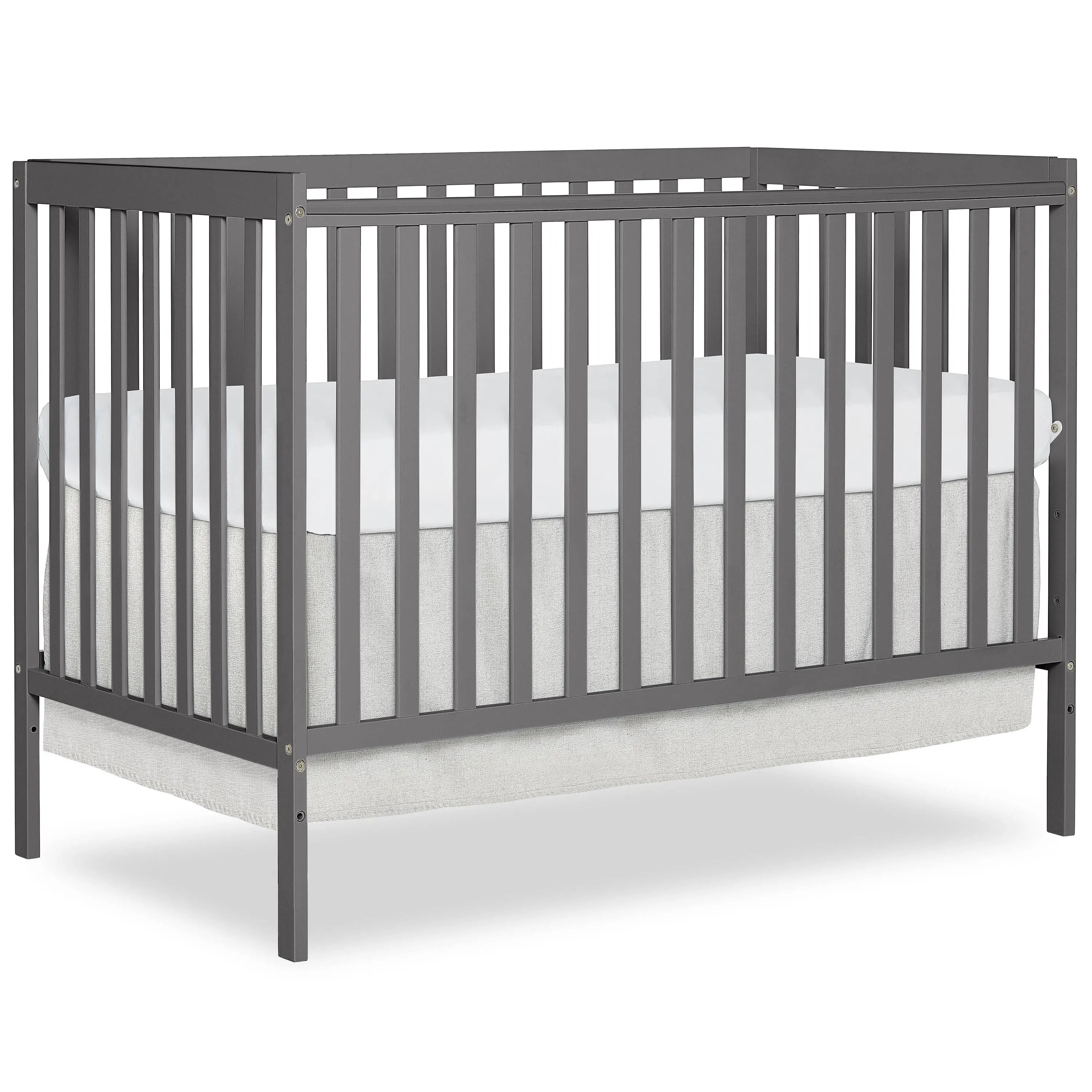 Dream On Me Synergy 5-In-1 Convertible Crib In White, Greenguard Gold Certified