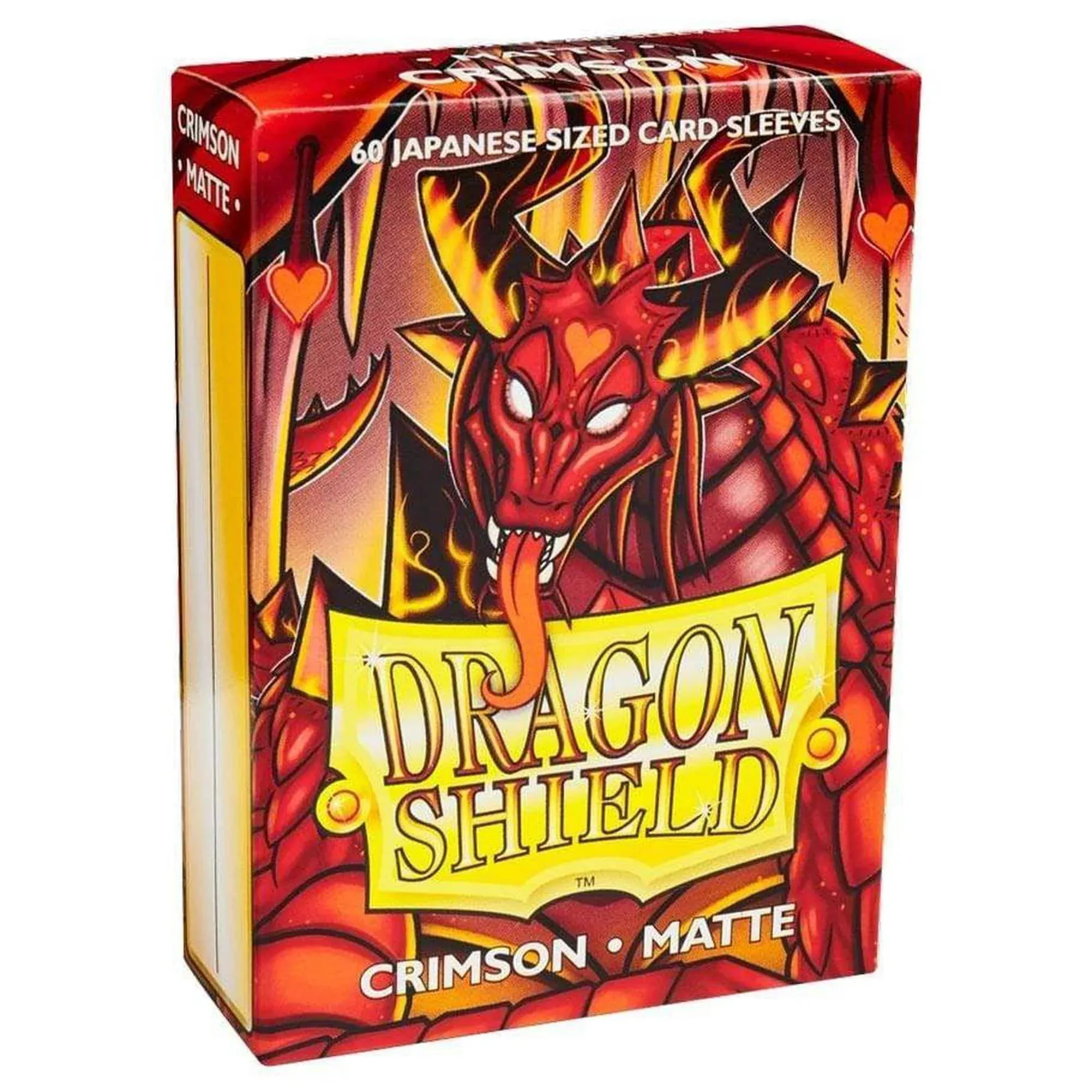 Dragon Shield 60 CT Crimson Matte Japanese Size Sleeves