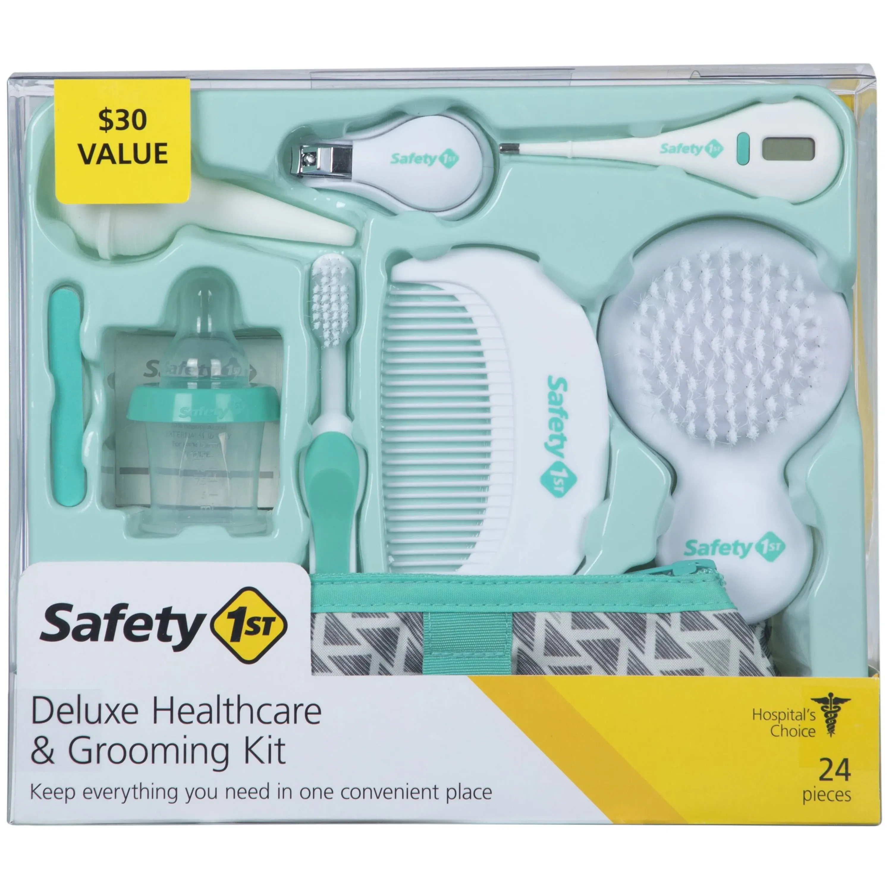 Safety 1st Deluxe Healthcare & Grooming Kit - Pyramids Aqua