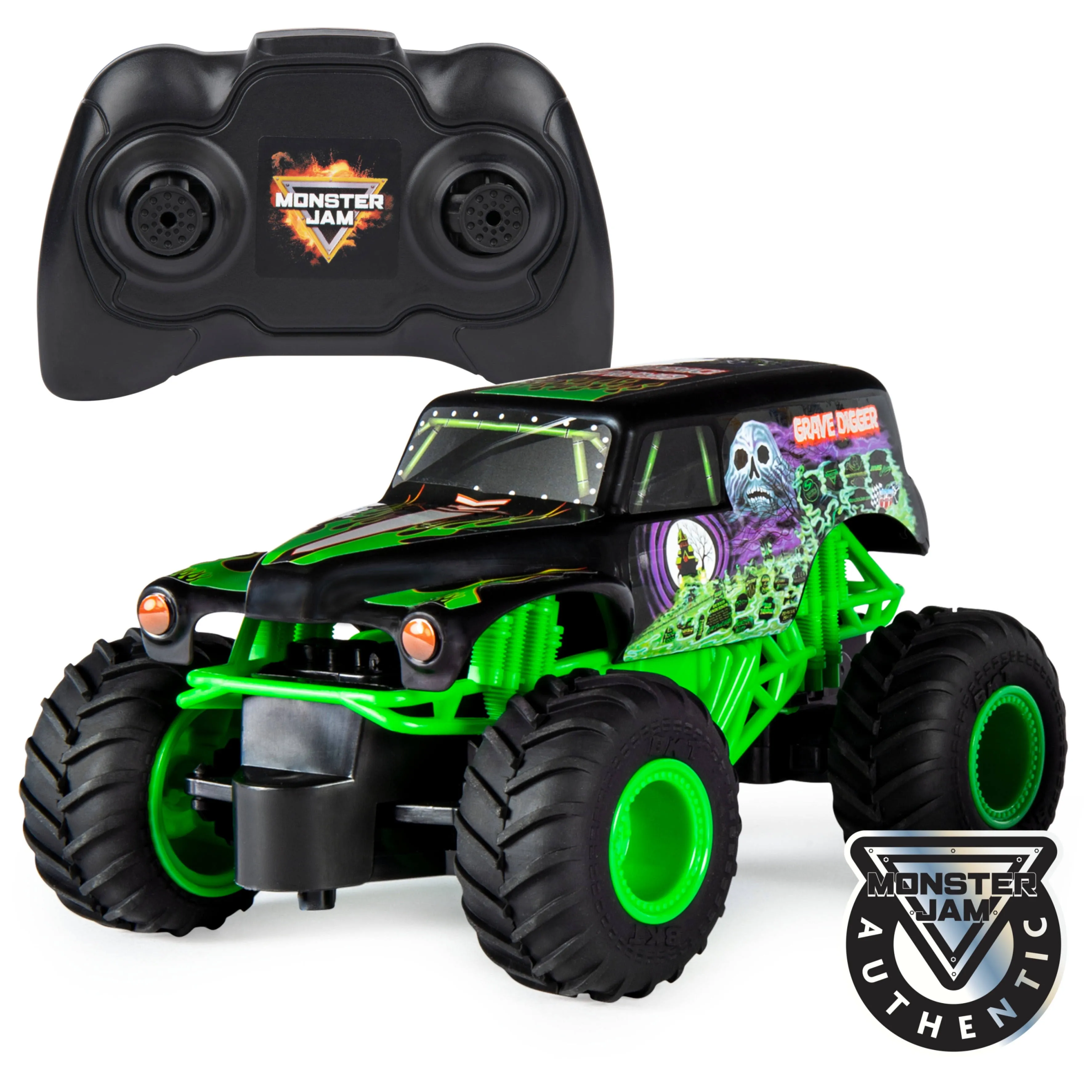 Monster Jam Official Grave Digger Remote Control Monster Truck