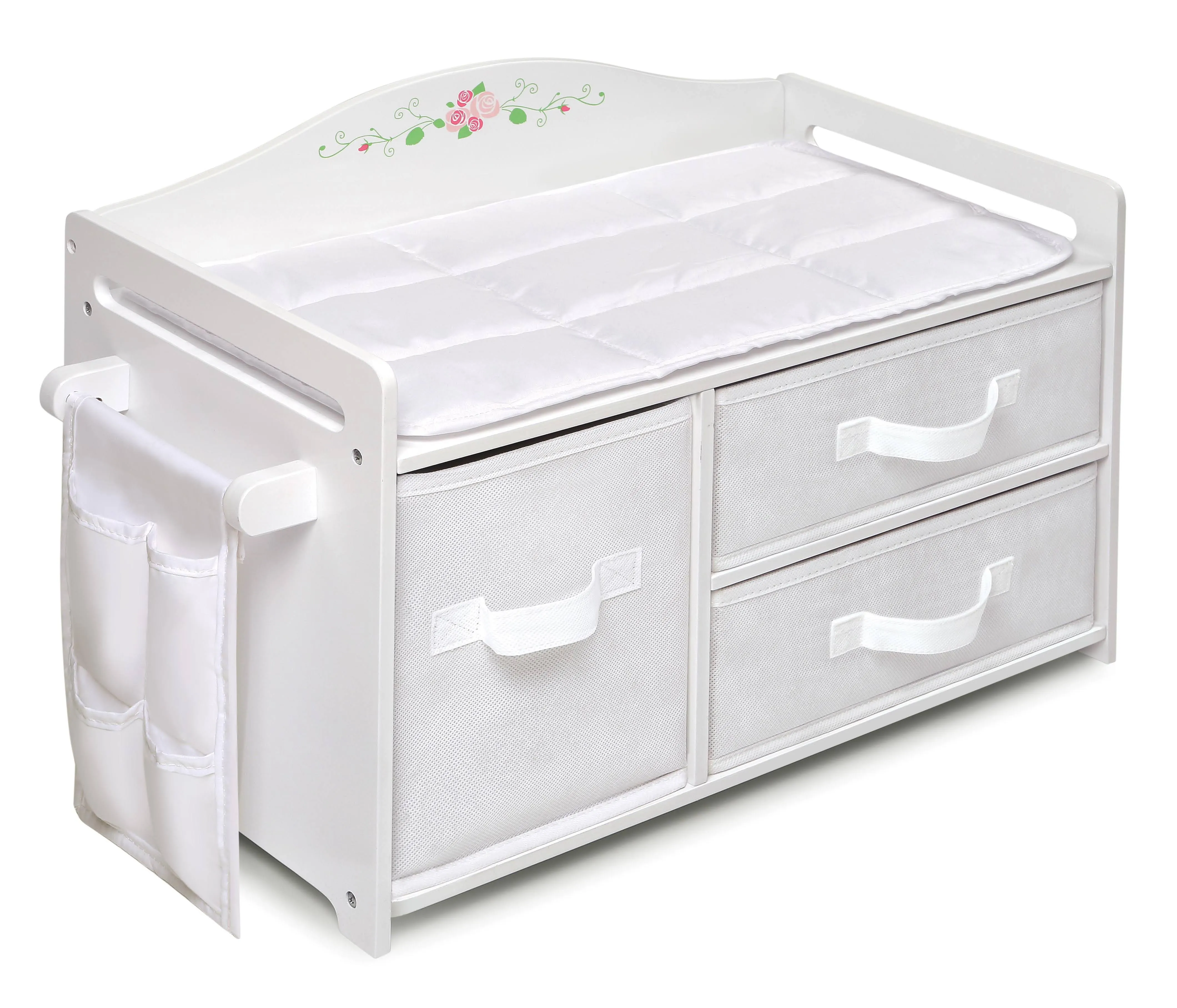 Badger Basket Doll Care Station - White Rose