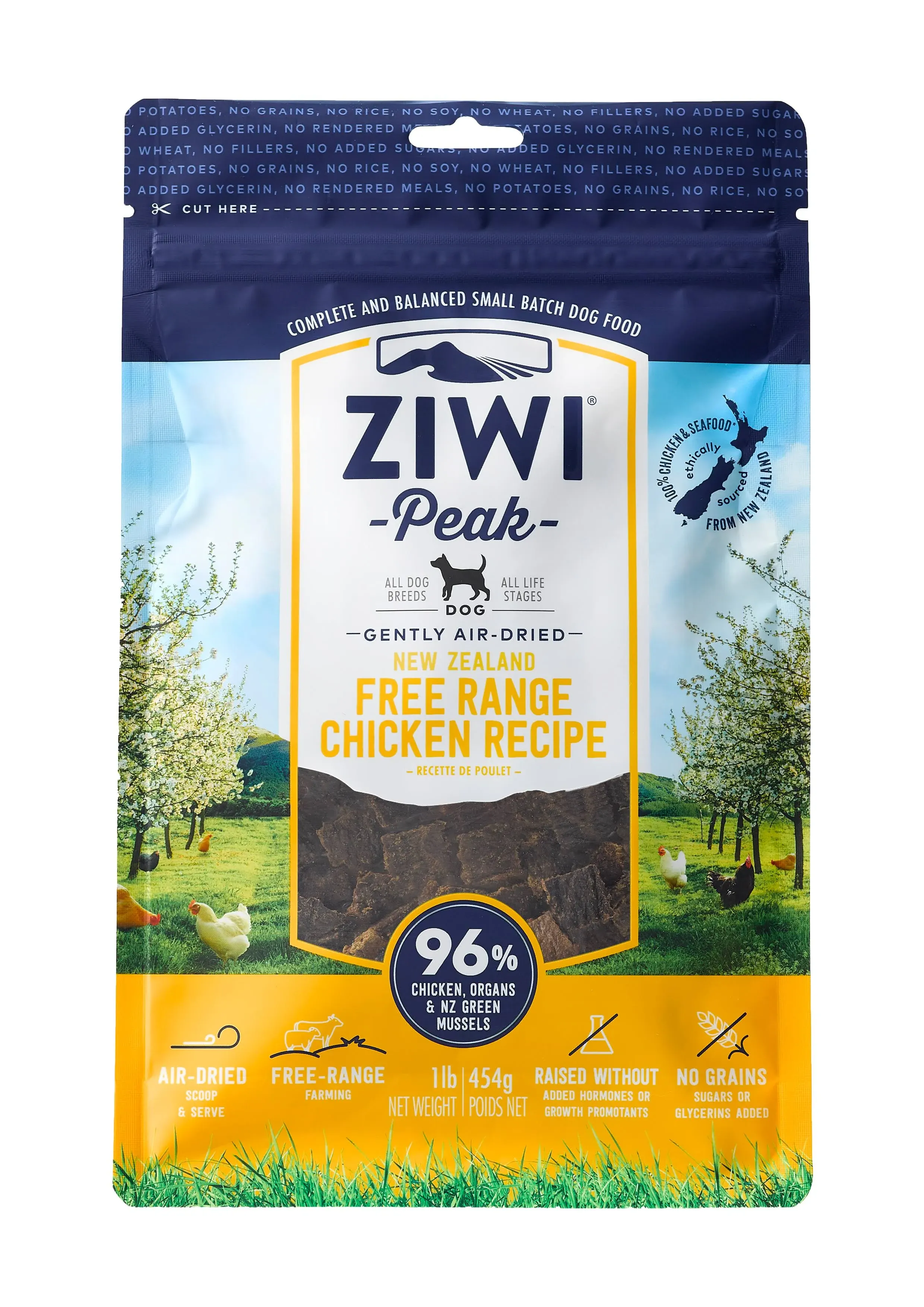 Ziwi Peak Air-Dried Cat Food Chicken - 14 oz