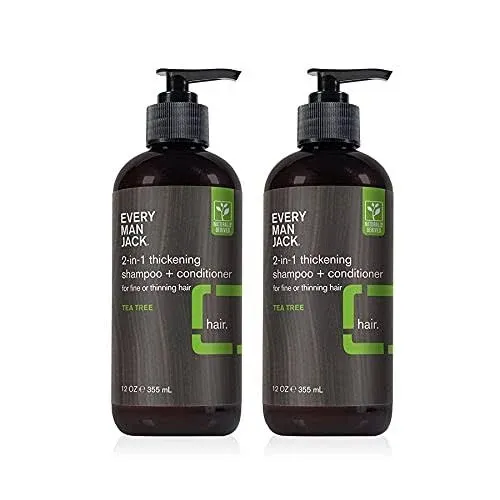 Every Man Jack 2-in-1 Shampoo + Conditioner Thickening Tea Tree