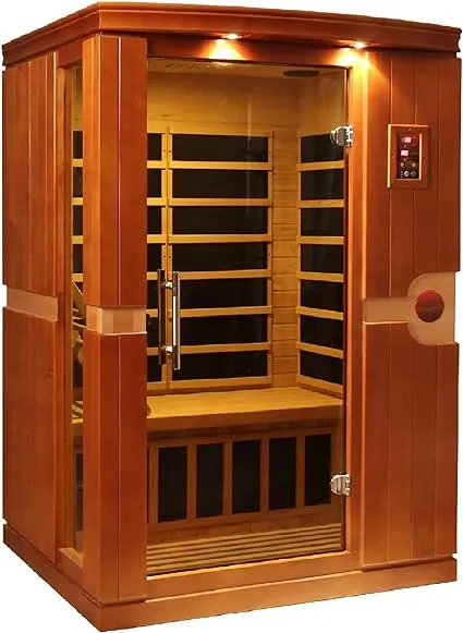 Dynamic Saunas Venice 2-Person Low EMF (Under 8 MG) FAR Infrared Sauna, Curb Side Delivery New