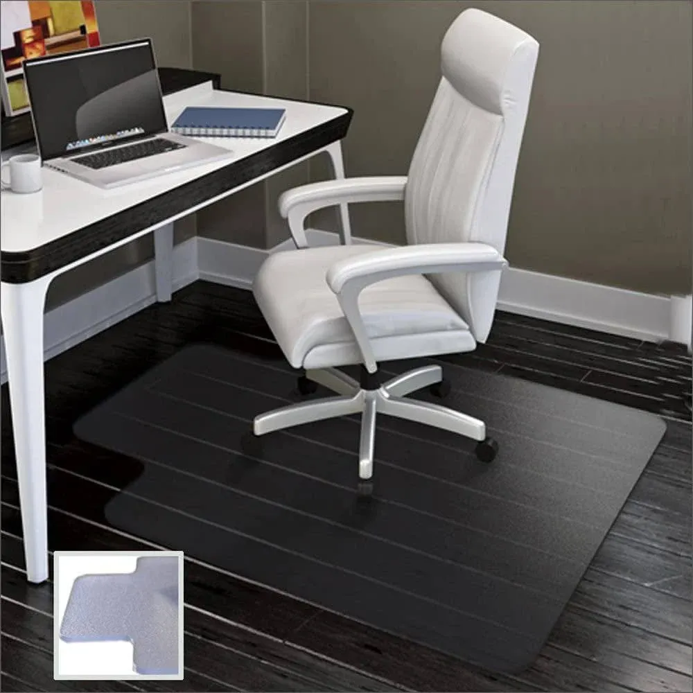 FreeLung Office Chair Mat for Hard Floors 48"x36" in Clear Floor PVC P