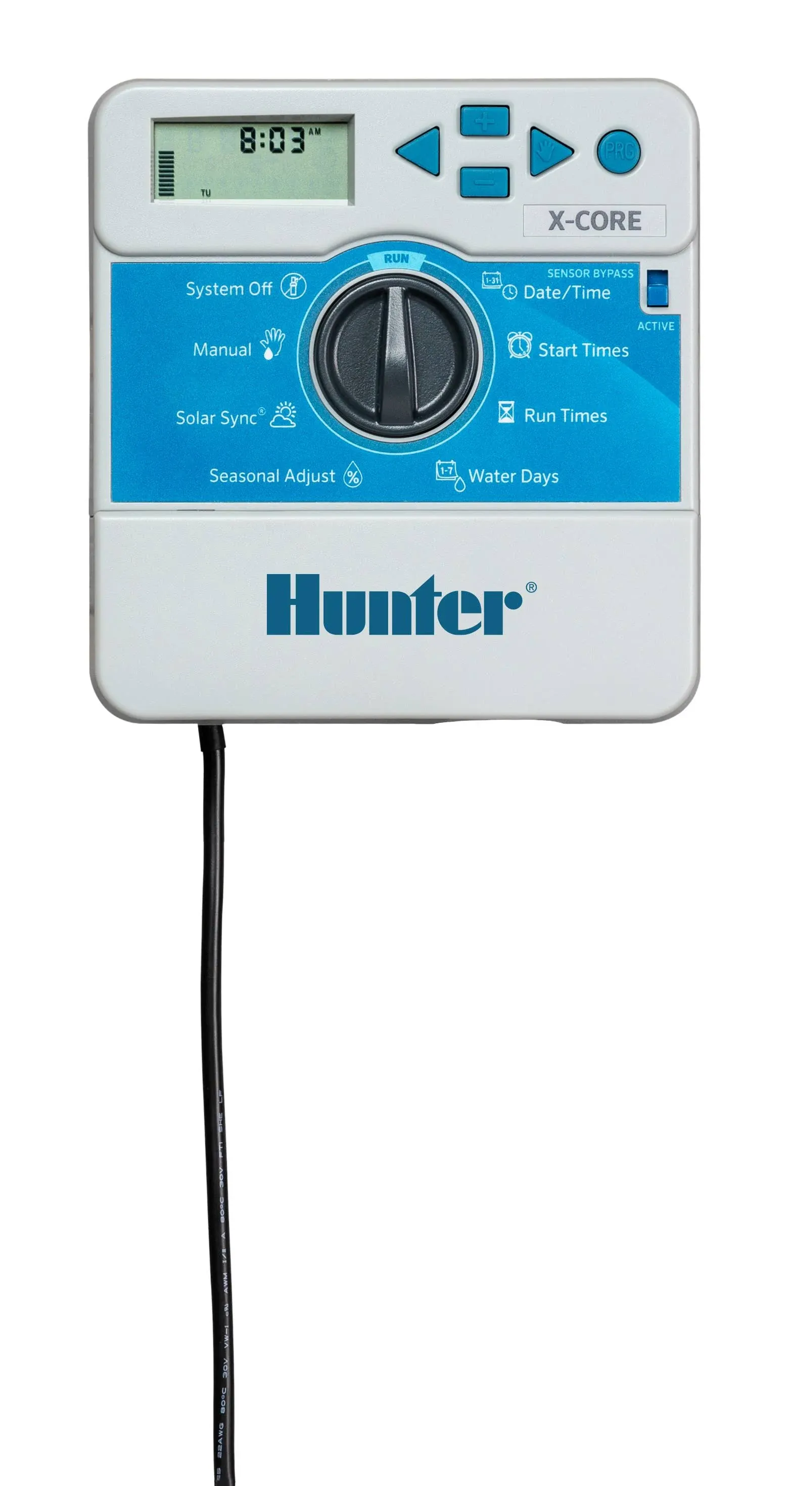 Hunter XC800I X-Core 8-Station Indoor Irrigation Controller Small Gray