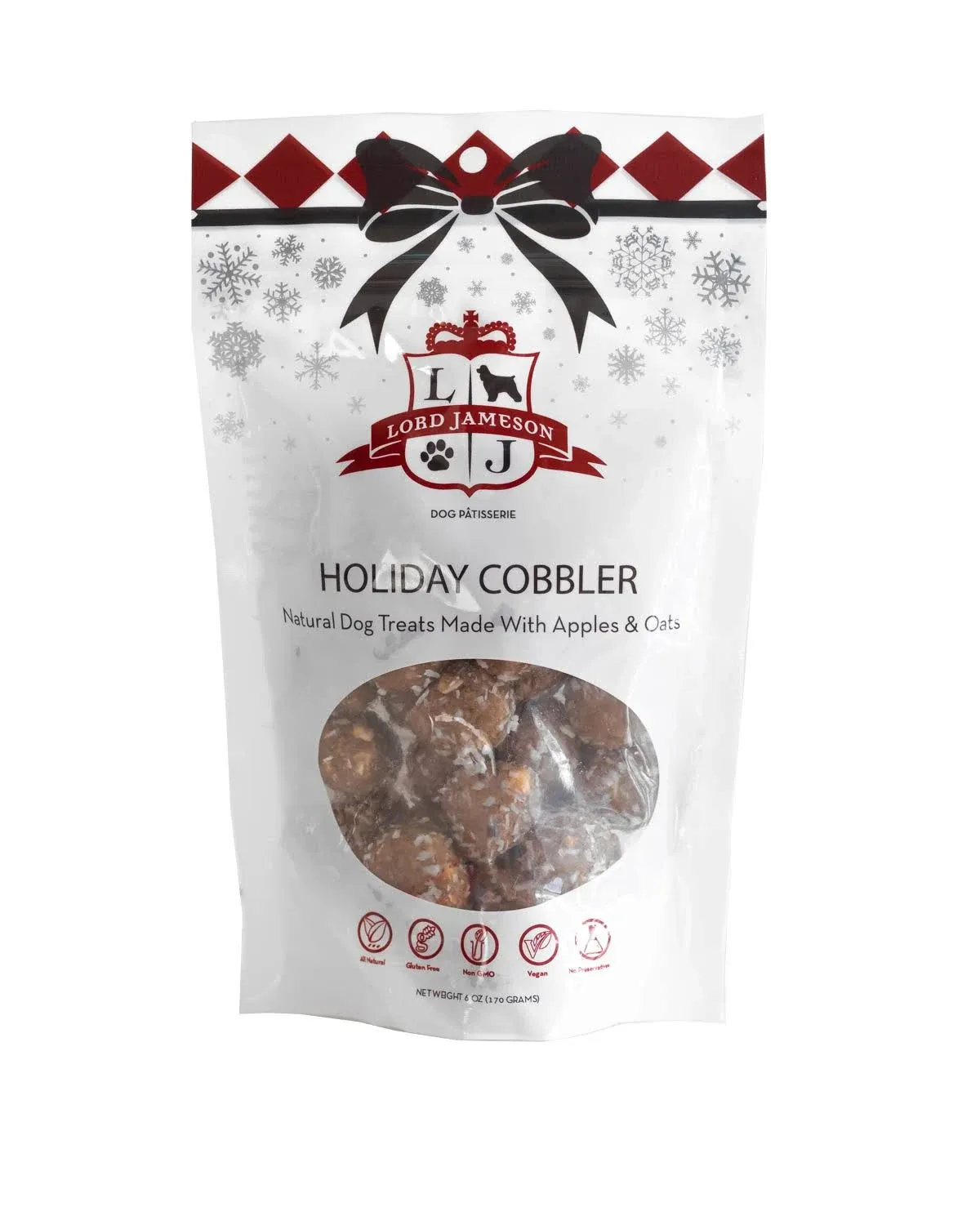 Lord Jameson Holiday Cobbler Dog Treats, 6-oz