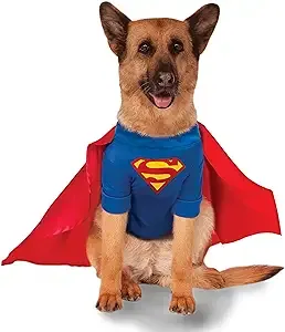 DC Comics Pet Costume, Superman, Large