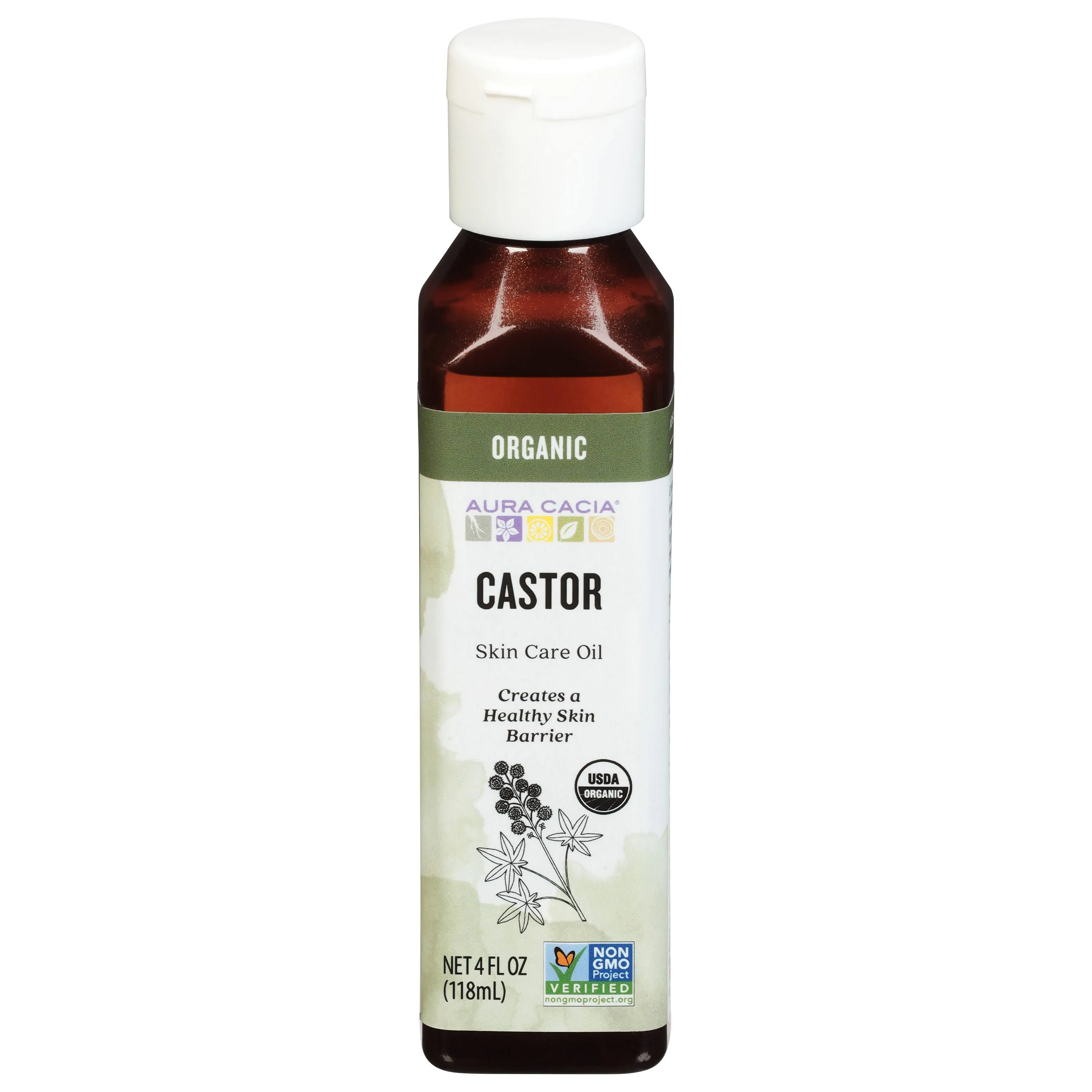 Aura Cacia Skin Care Oil, Organic, Castor - 4 fl oz