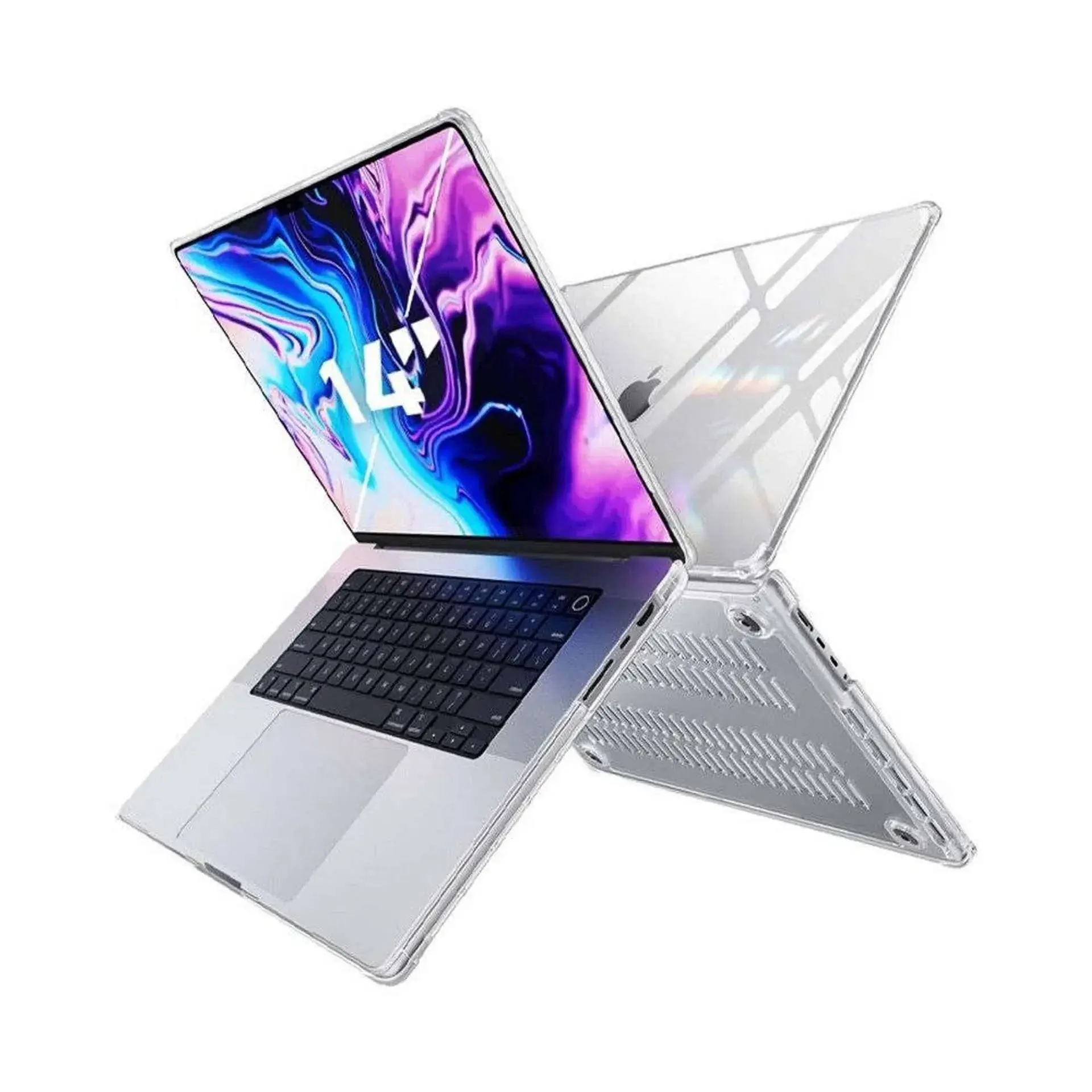 SUPCASE For Apple MacBook Pro 14&#034; A2442 M1 Unicorn Beetle Clear Protective Case