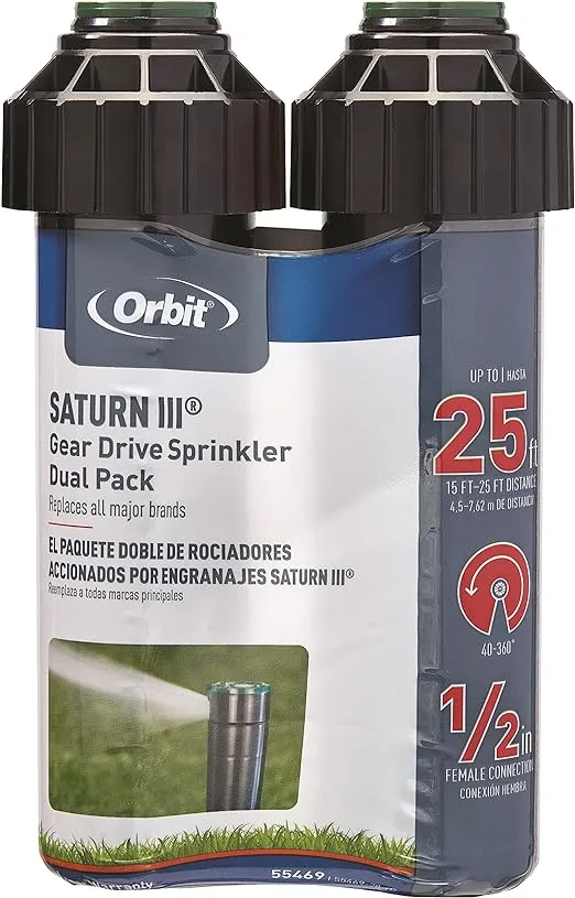 Orbit Saturn Gear Drive 15-ft-25-ft Adjustable Gear Drive Rotor (Pack Of-2)