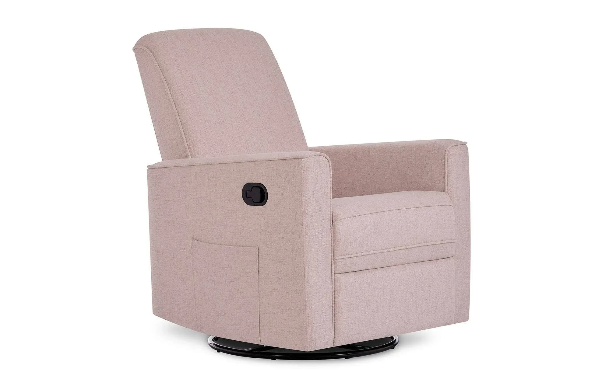 Evolur Raleigh Basic Glider | Recliner | Rocker Rose