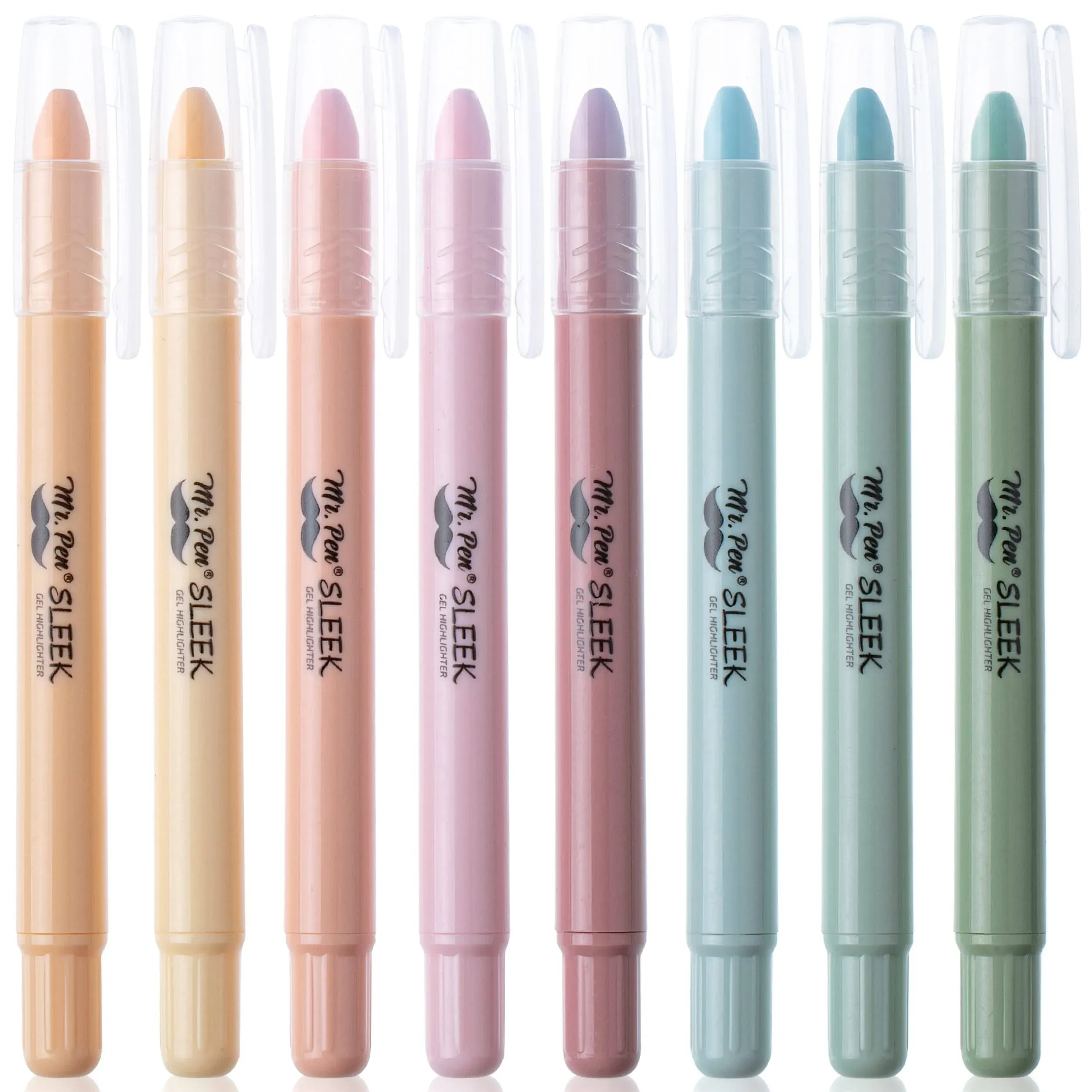 Mr. Pen- No Bleed Gel Highlighter, 16 Pcs (8 Pastel Colors and 8 Vibrant Colors), Bible highlighters, Highlighters Assorted Colors, Gel Highlighters, Gel bible Highlighter, Bible Highlighters No Bleed