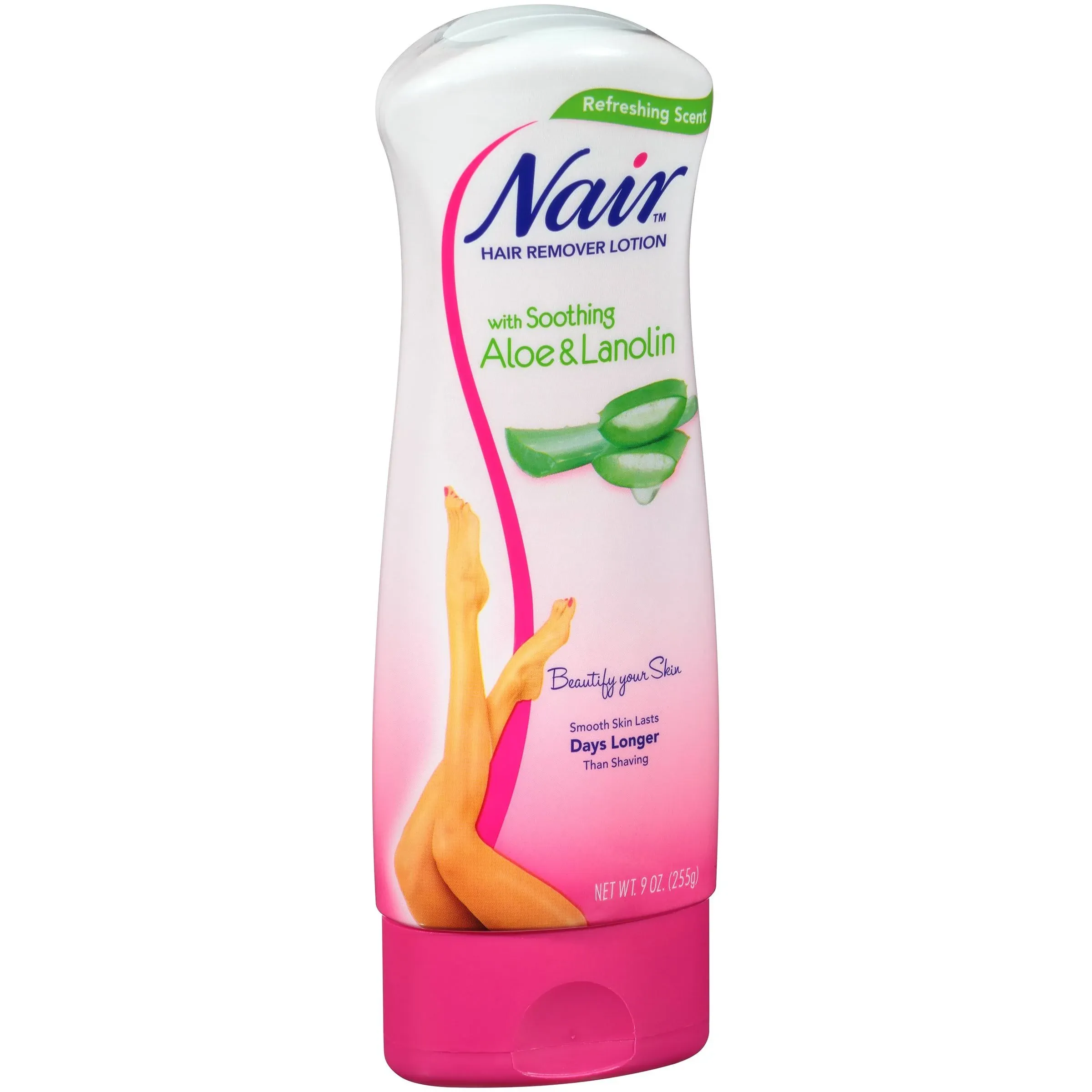 Nair Hair Remover Lotion, with Soothing Aloe & Lanolin - 9 oz