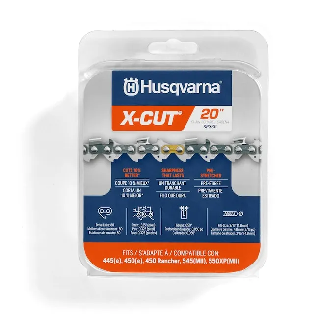 Husqvarna 20" X-Cut Chainsaw Chain SP33G