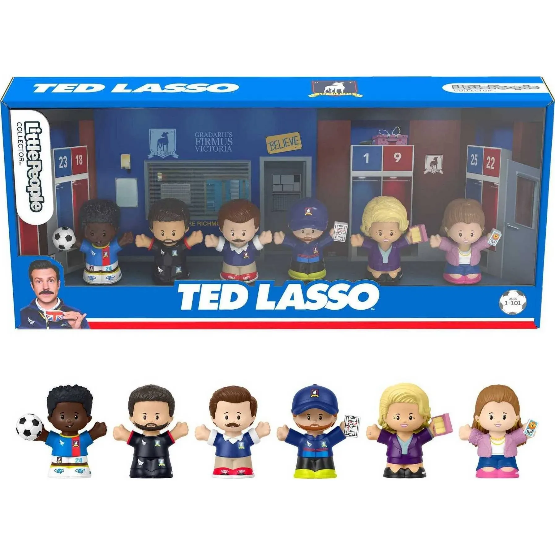 Little People Collector Ted Lasso Special Edition Set In Display Gift Box For...