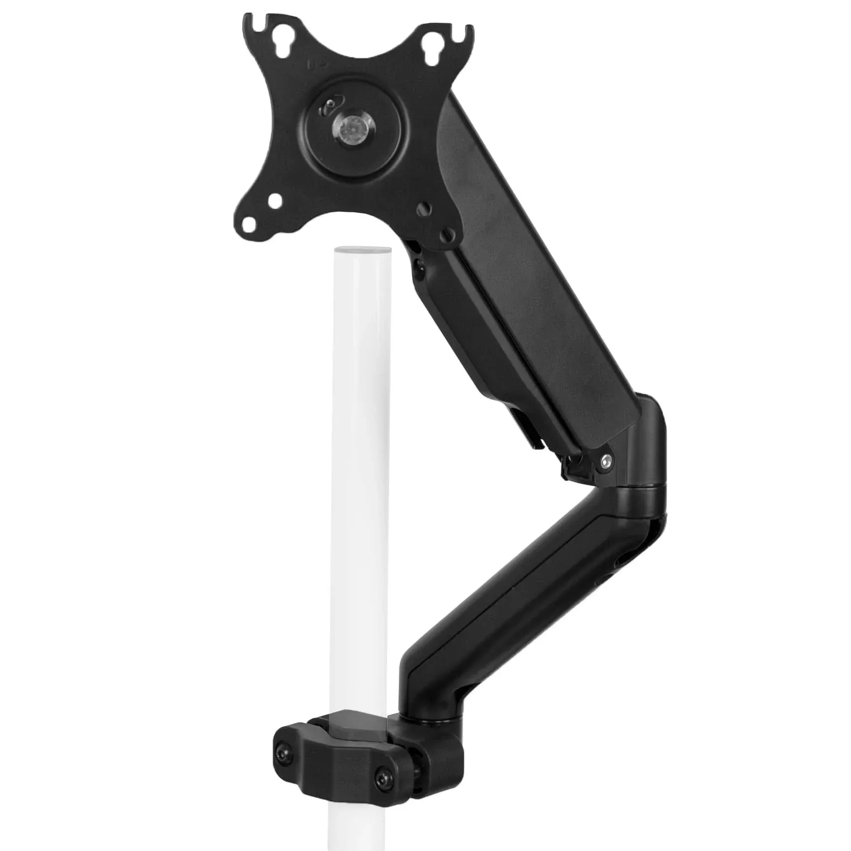 vivo Universal Pneumatic Pole Mount Monitor Arm, Fits 17" to 32" Screens