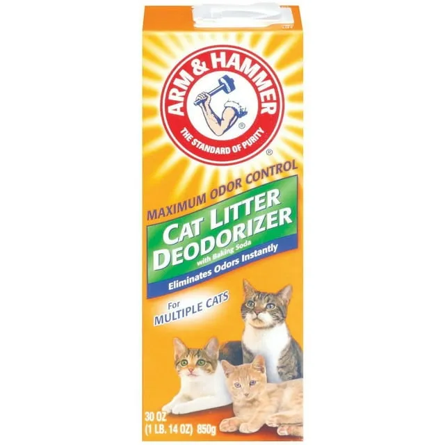 Arm & Hammer Cat Litter Deodorizer with Baking Soda - 30 oz box