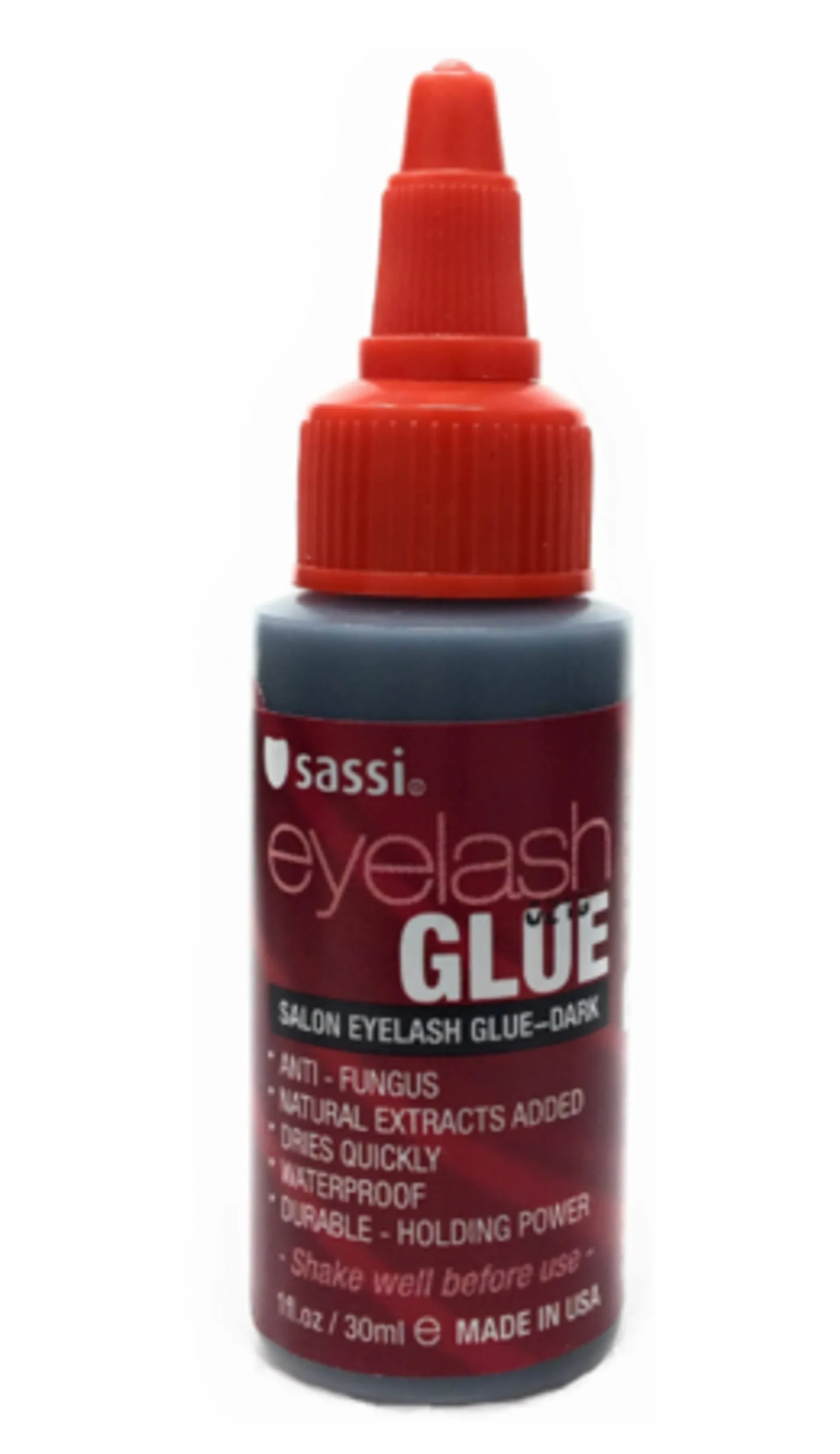 Sassi eyelash glue dark salon eyelash glue made in USA 1 Fl.Oz brand new