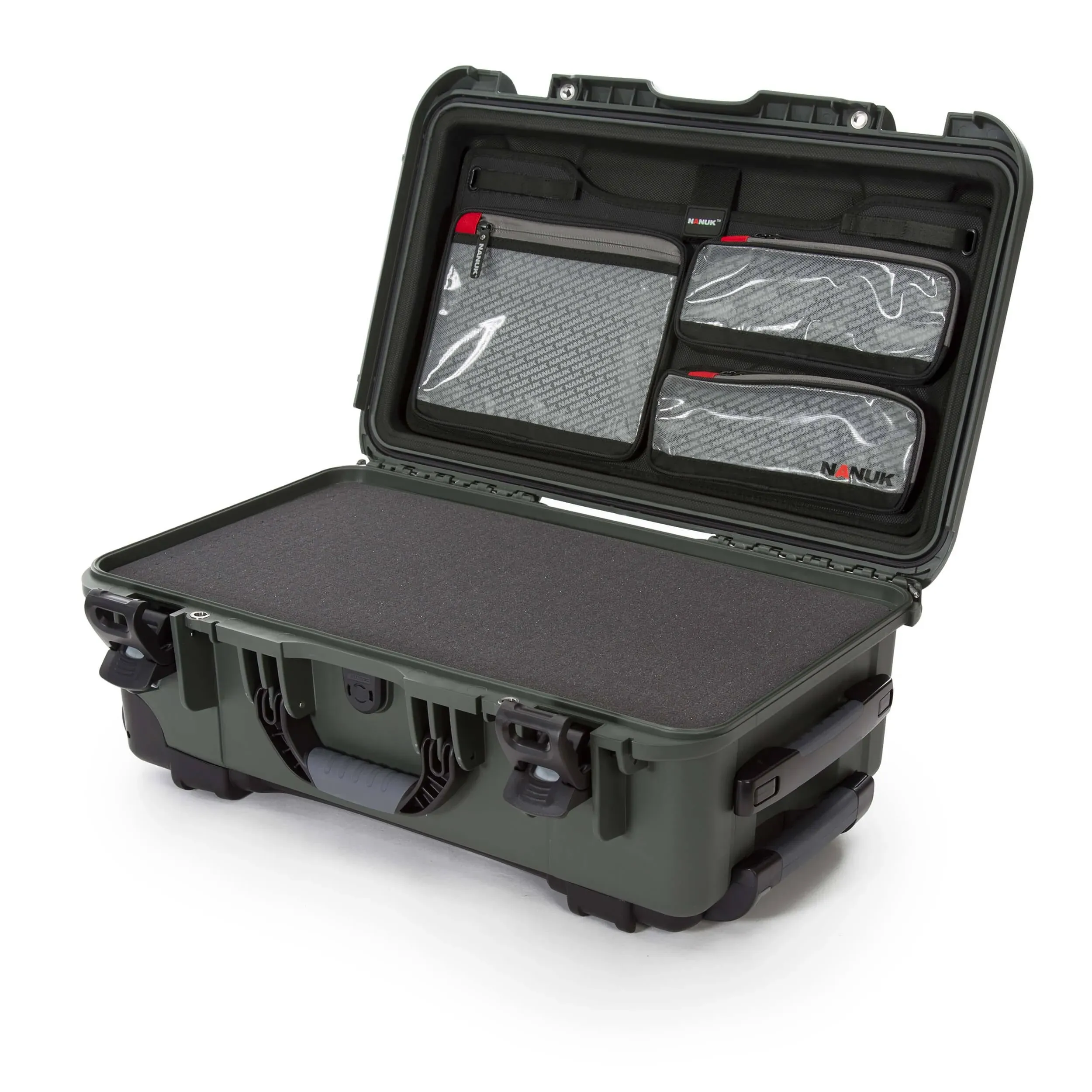 Nanuk 935 Wheeled Hard Utility Case with Padded Divider Insert & Lid Organizer - Graphite