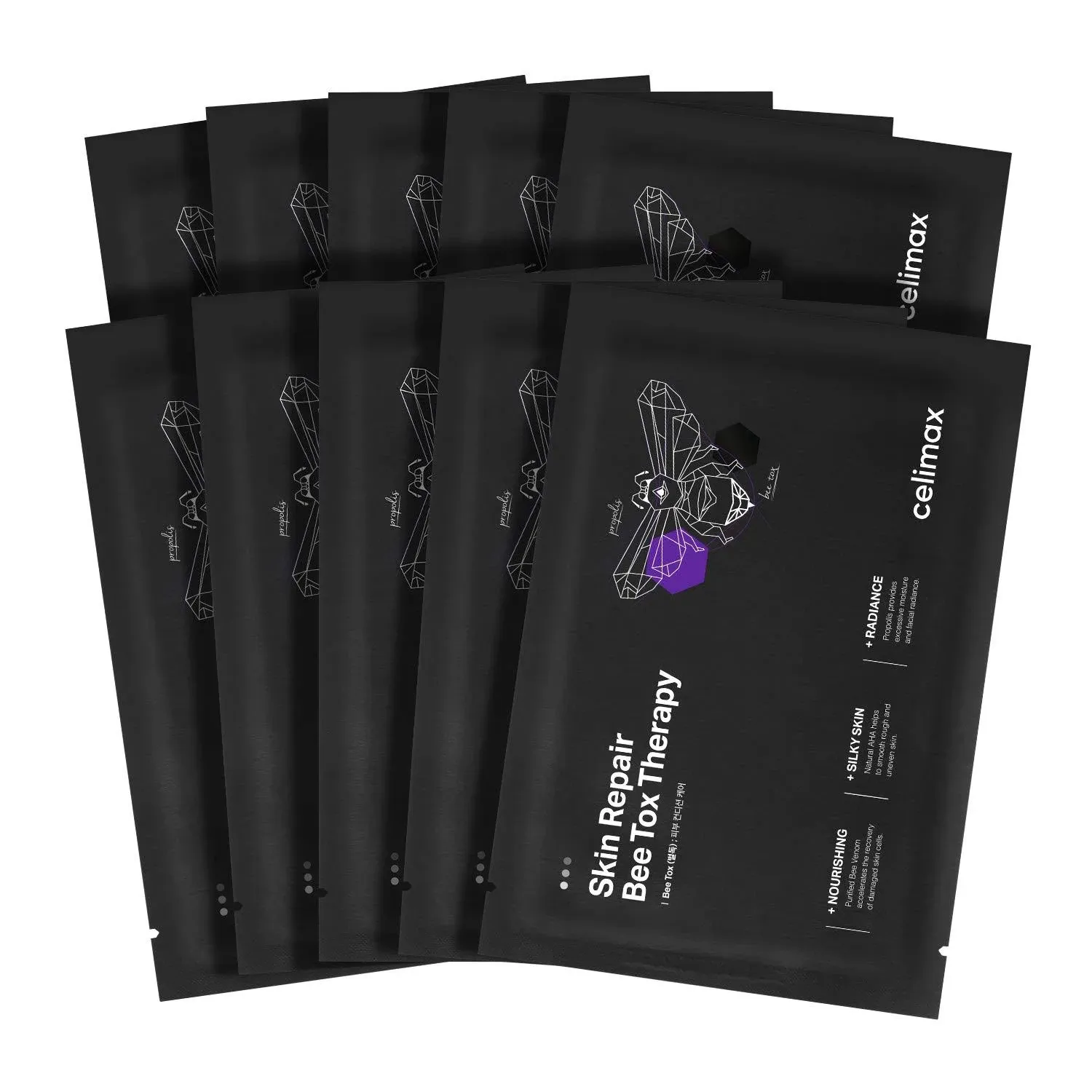 celimax Skin Repair Beetox Therapy Sheet Mask - Natural Botox Bee Venom Mask ...