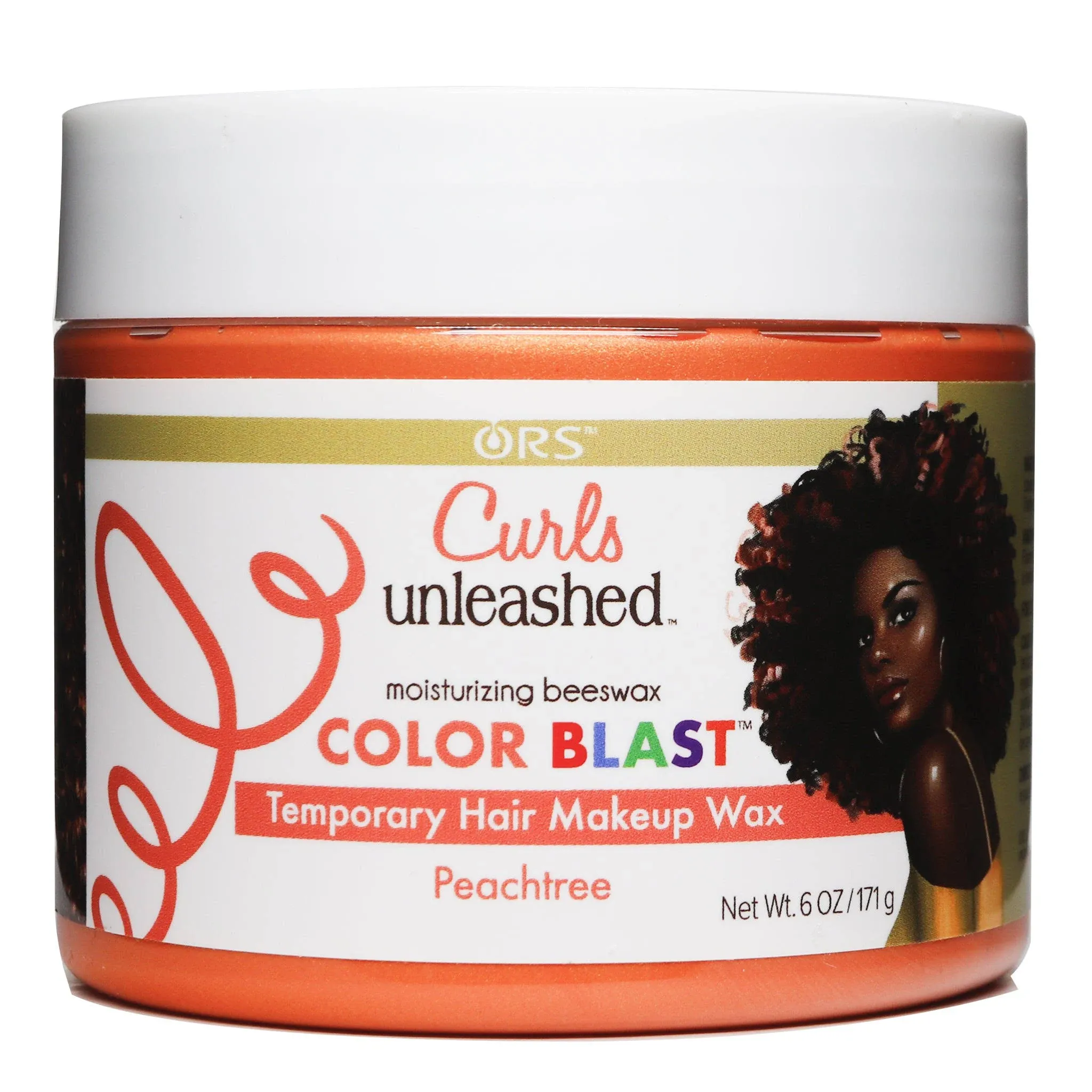 ORS Curls Unleashed Color Blast Temporary Hair Makeup Wax - Peachtree 6 oz