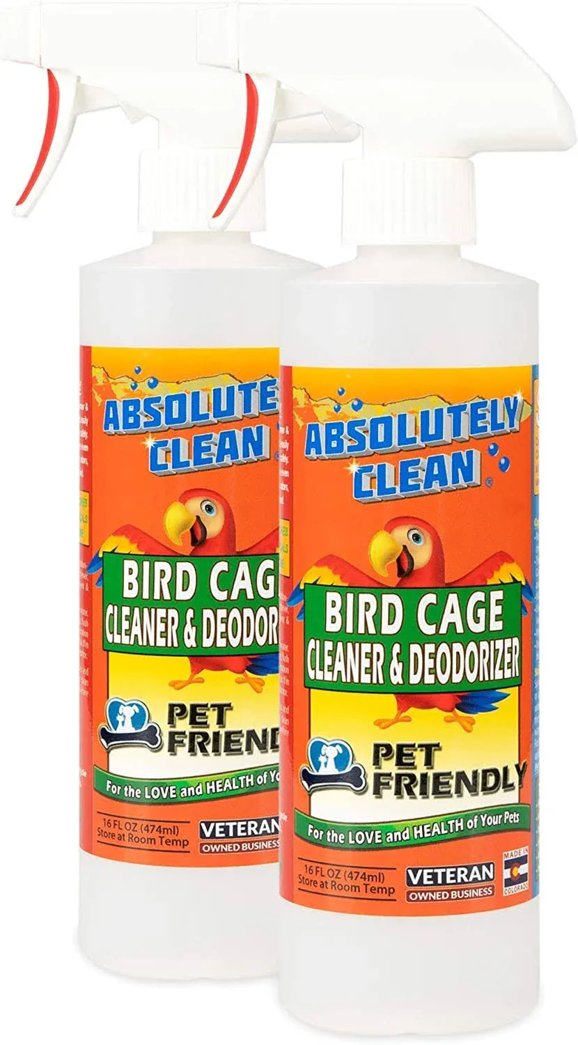 Absolutely Clean Amazing Bird Cage Cleaner and Deodorizer