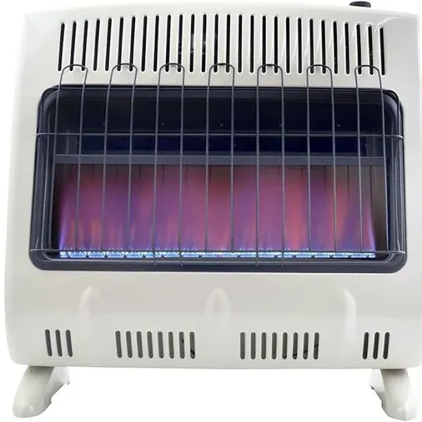 Mr. Heater 30,000 BTU Vent Free Blue Flame Propane Heater, White