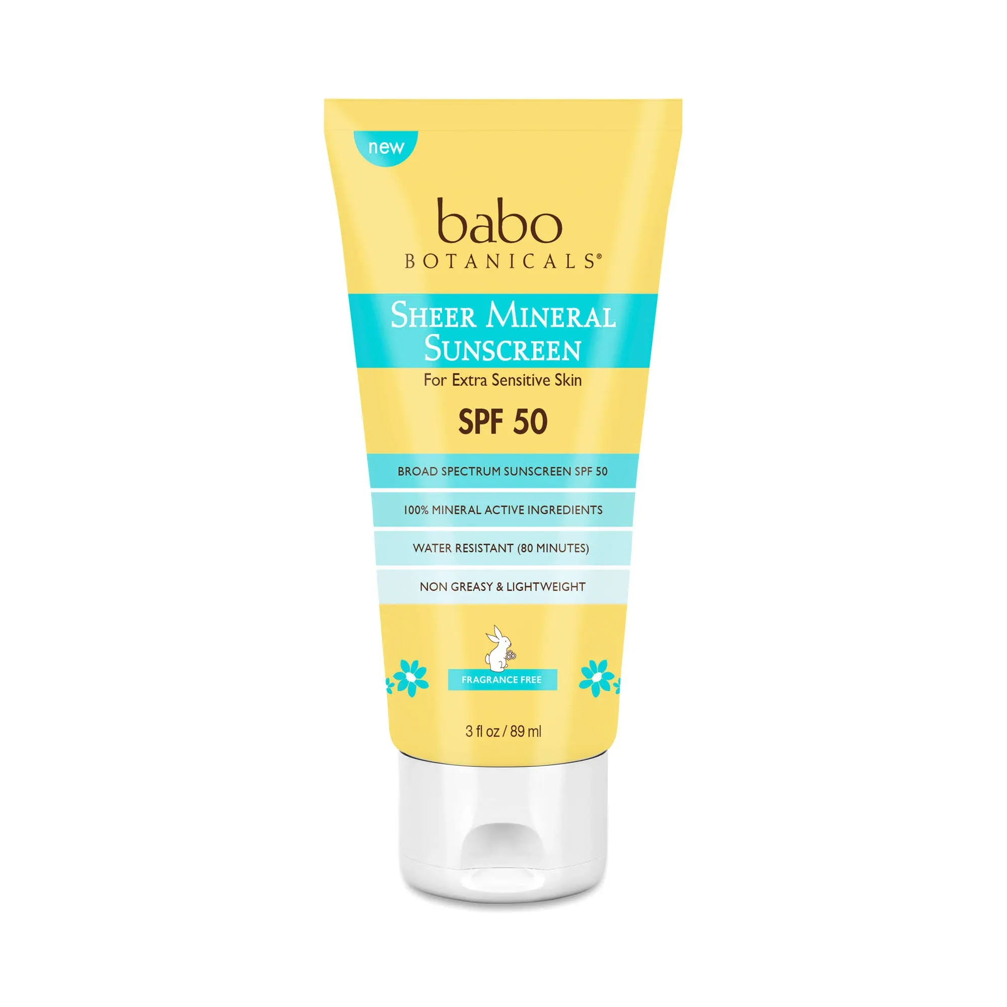 Babo Botanicals Sheer Mineral Sunscreen Lotion