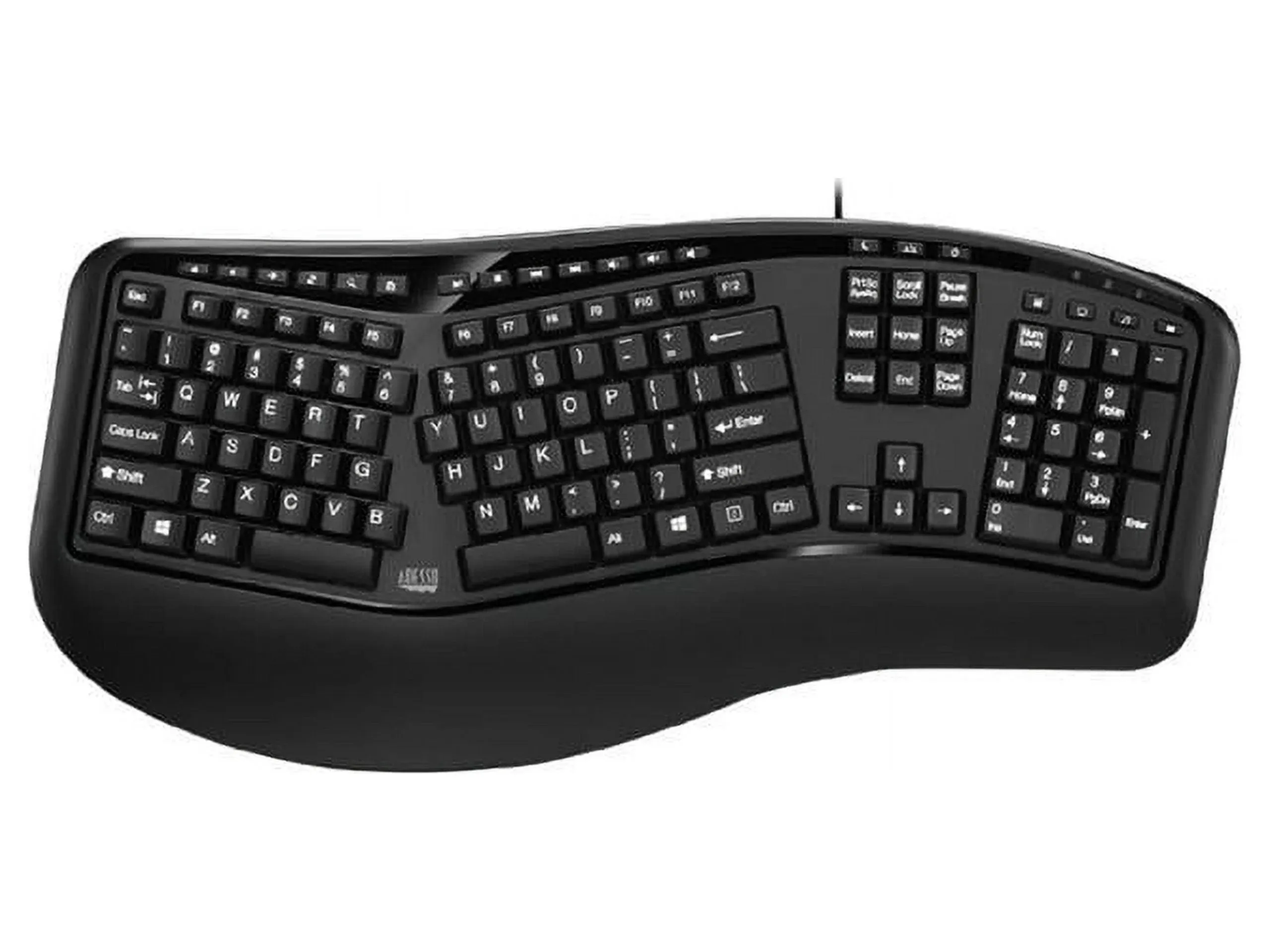 ADESSO AKB-150UB Desktop Ergonomic Keyboard - Black