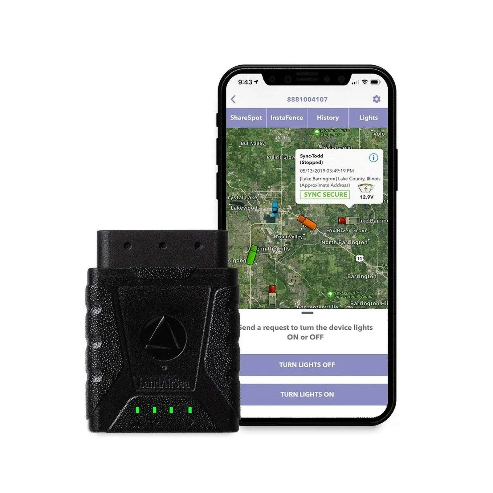  Sync GPS Tracker - 8.95 per month. Full Global Coverage. 4G LTE Real-Time 