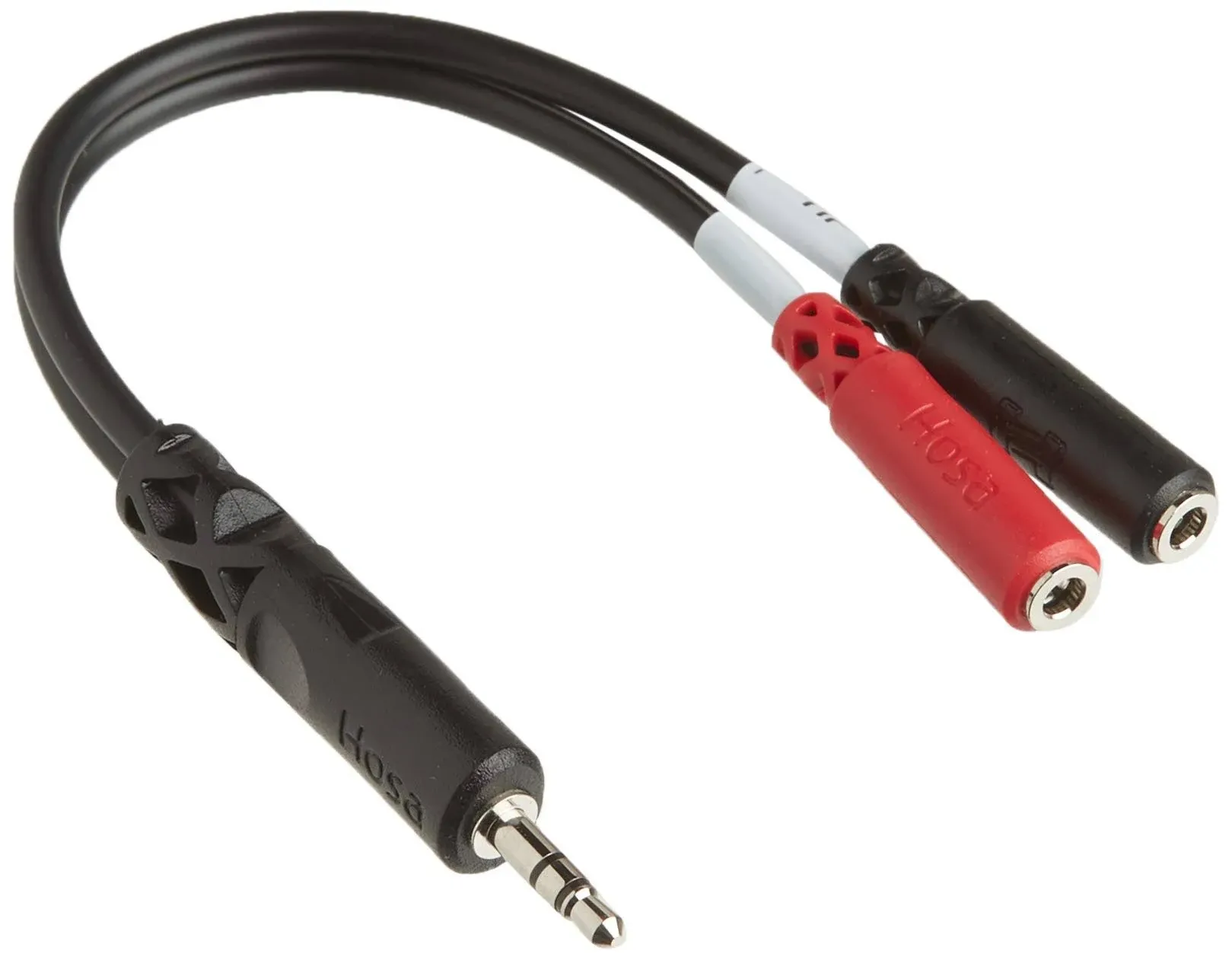 Hosa YMM-261 Stereo Breakout Cable, 3.5 mm TRS to Dual 3.5 mm