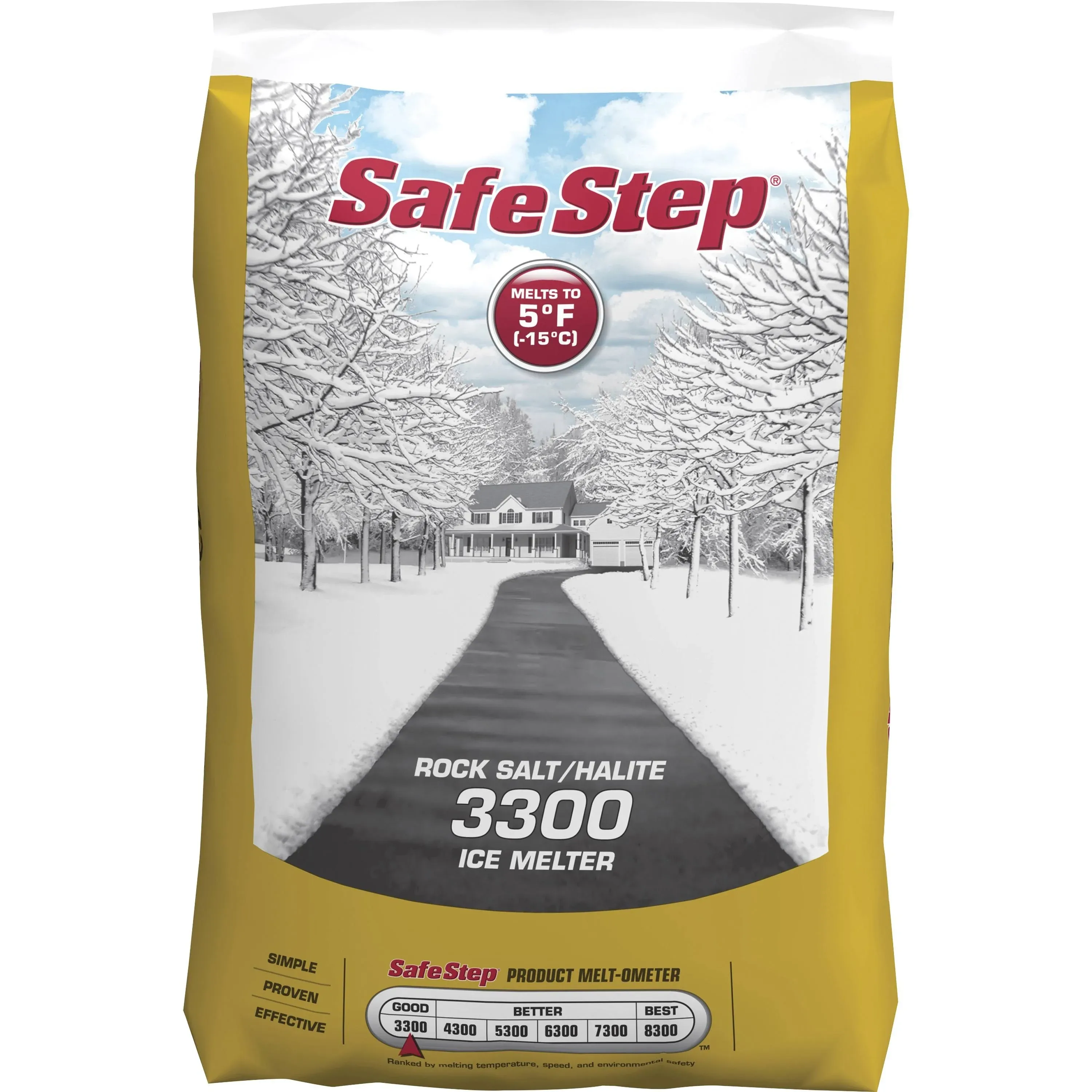 Safe Step 3300 Rock Salt Ice Melt