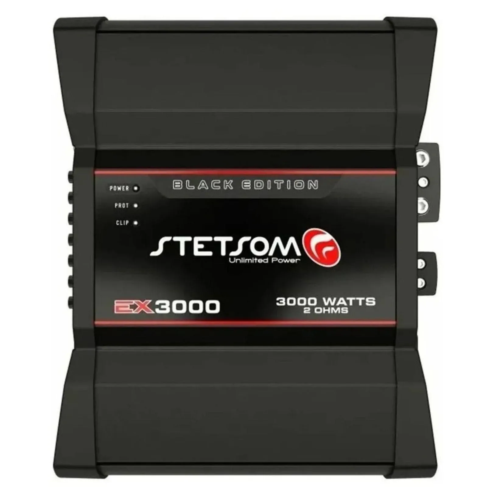 Stetsom EX 3000 Black Edition 2 Ohms Mono Car Amplifier, 3000.1 3K Watts RMS, 2Ω Stable Car Audio, Full Range HD Sound Quality, Crossover & Bass Boost, Car Stereo Speaker MD, Smart Coolers