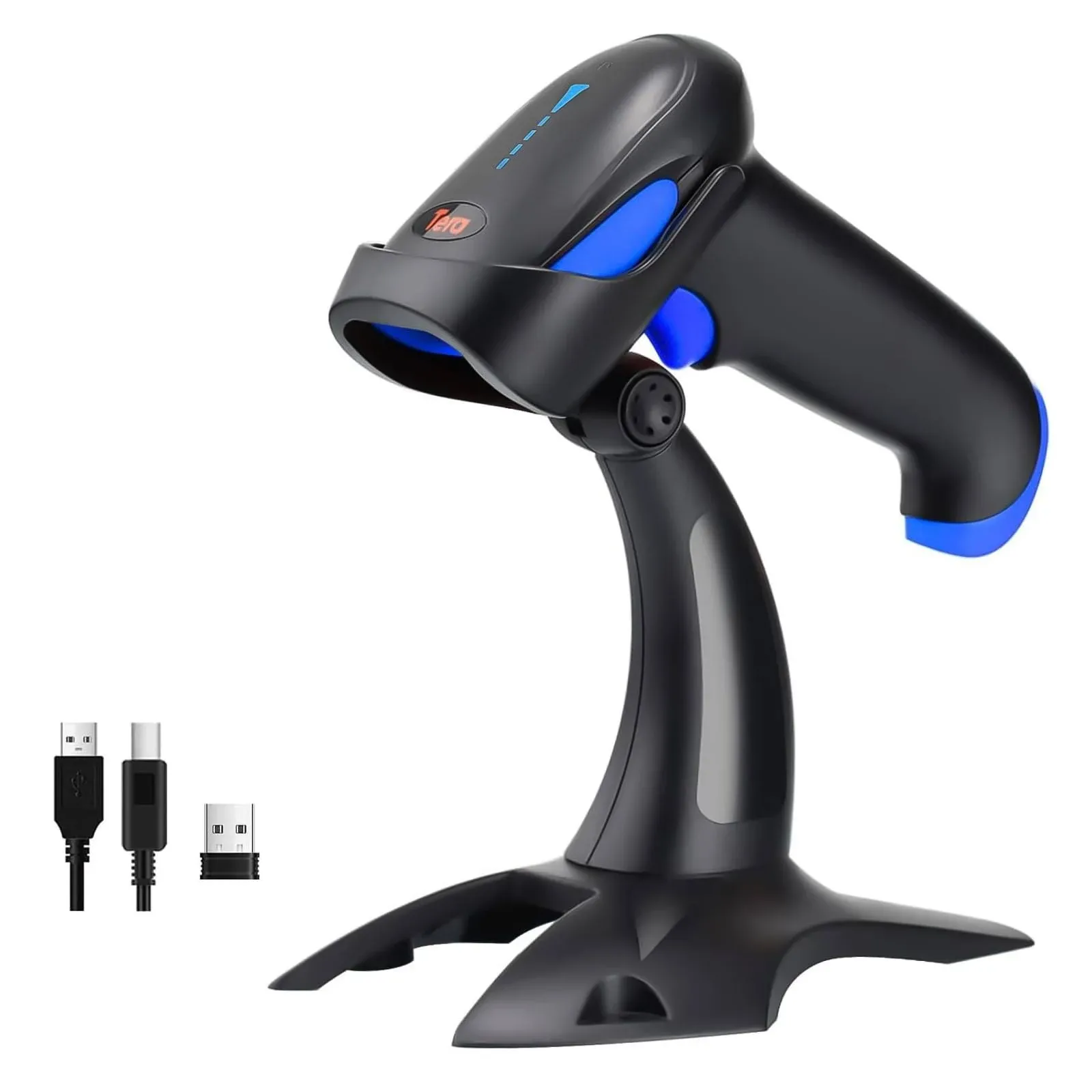 HW0002 Barcode Scanner | 2D QR Bluetooth Wirelss Bar Code Reader | Tera Digital