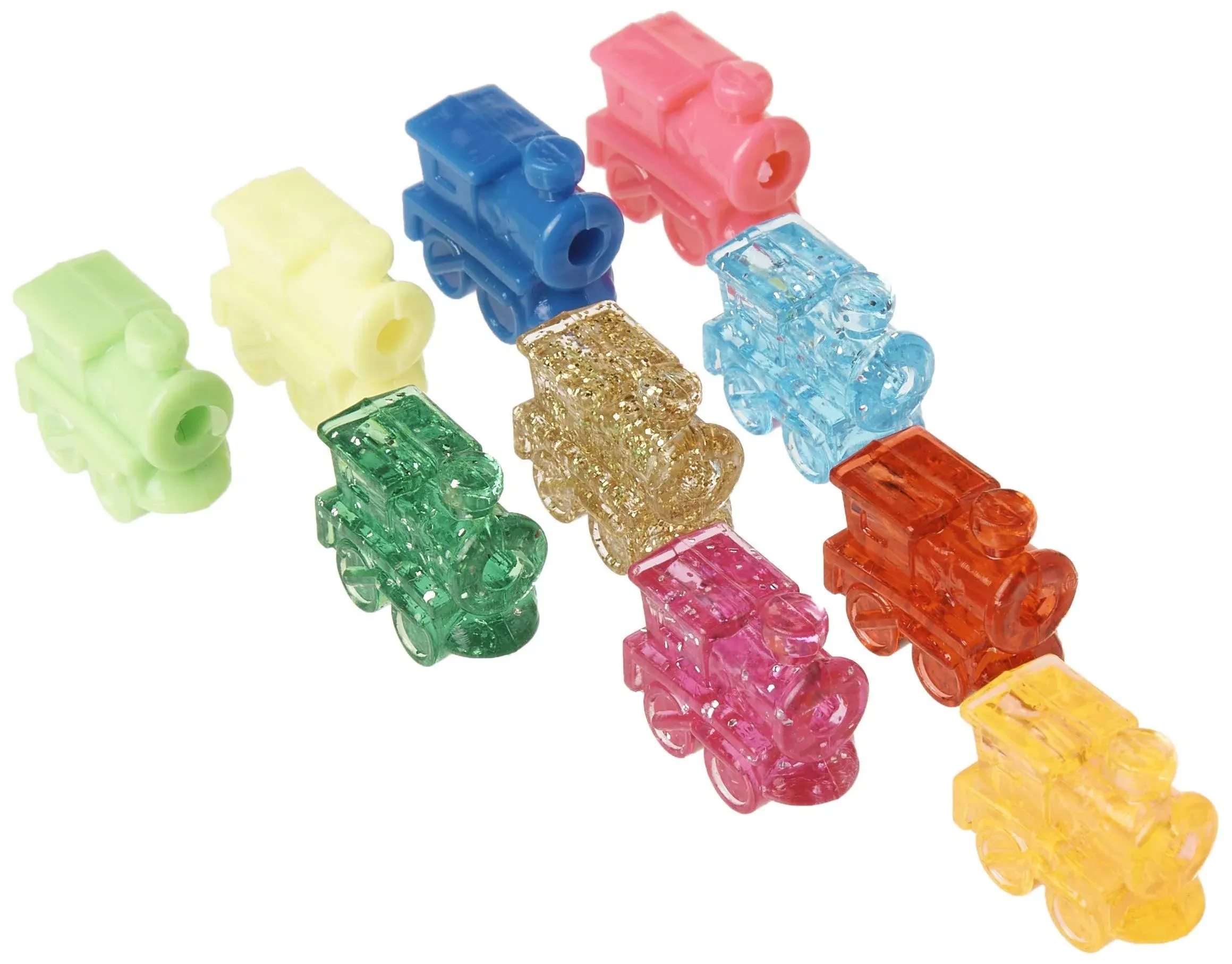 Train Marker Accessory Activity Assorted Color Dominoes Set of 10