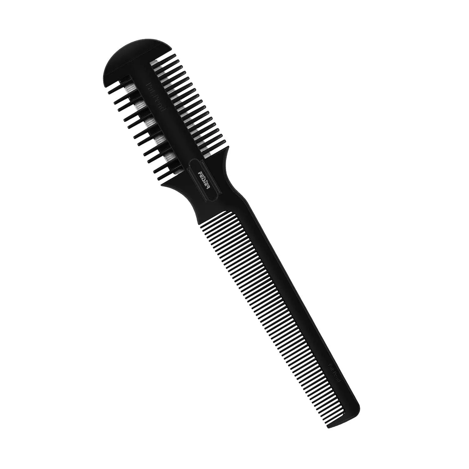 FEISIER Hair Razor Comb, Sharp Hair Cutter Comb, Double Edge Razor Hair Cutting Comb for Thin and Thick Hair Trimming and Styling, 5 Pcs Spare Blades