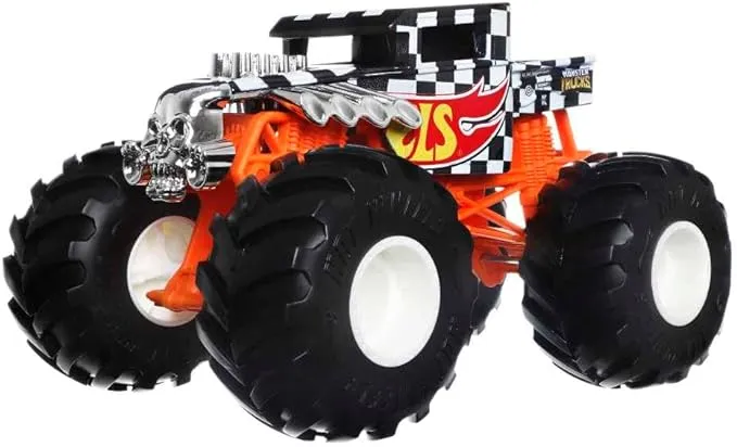 Hot Wheels Monster Truck 1:24 Scale Bone Shaker Vehicle