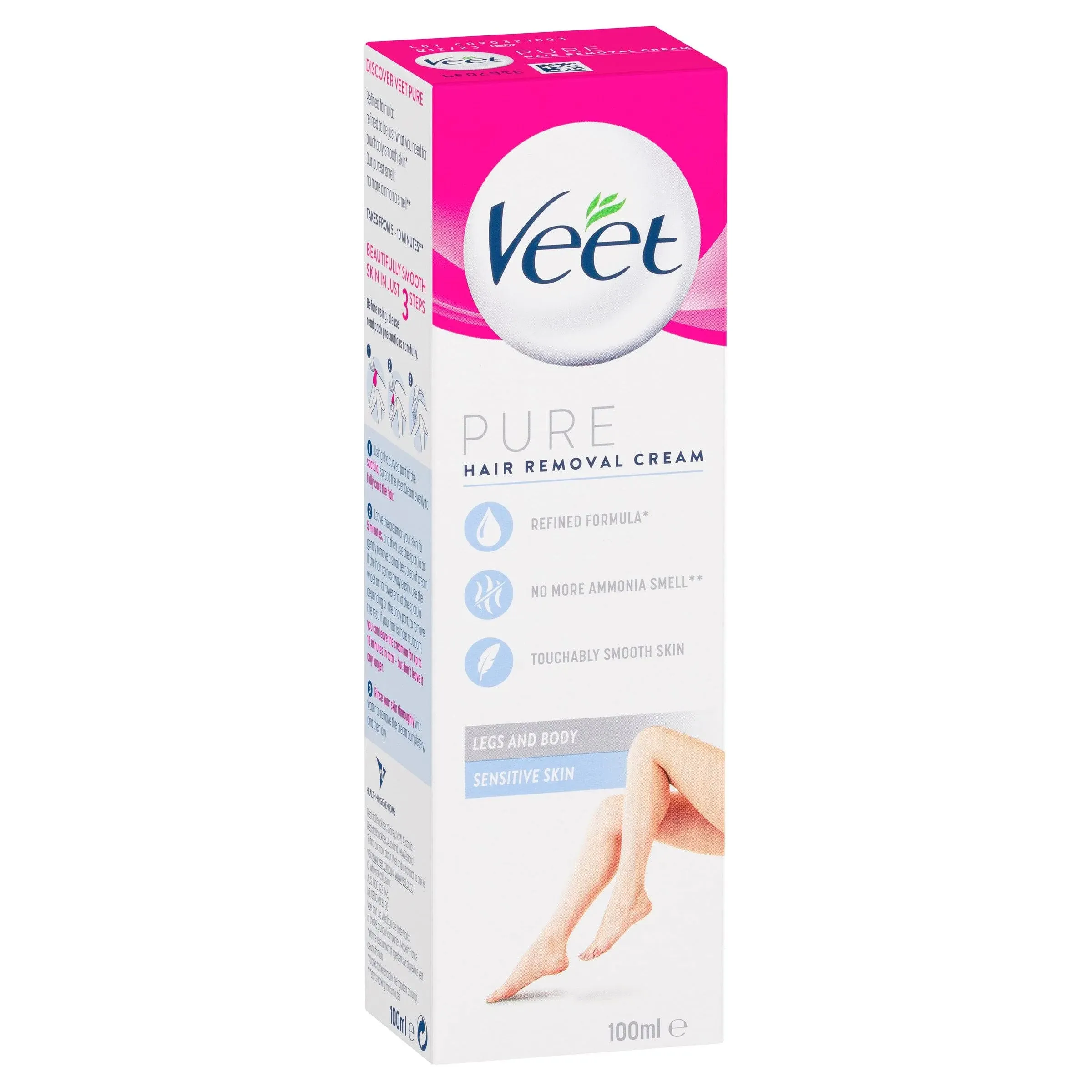 Veet Hair Removal Cream Sensitive Skin with Aloe Vera & Vitamin E (100ml)